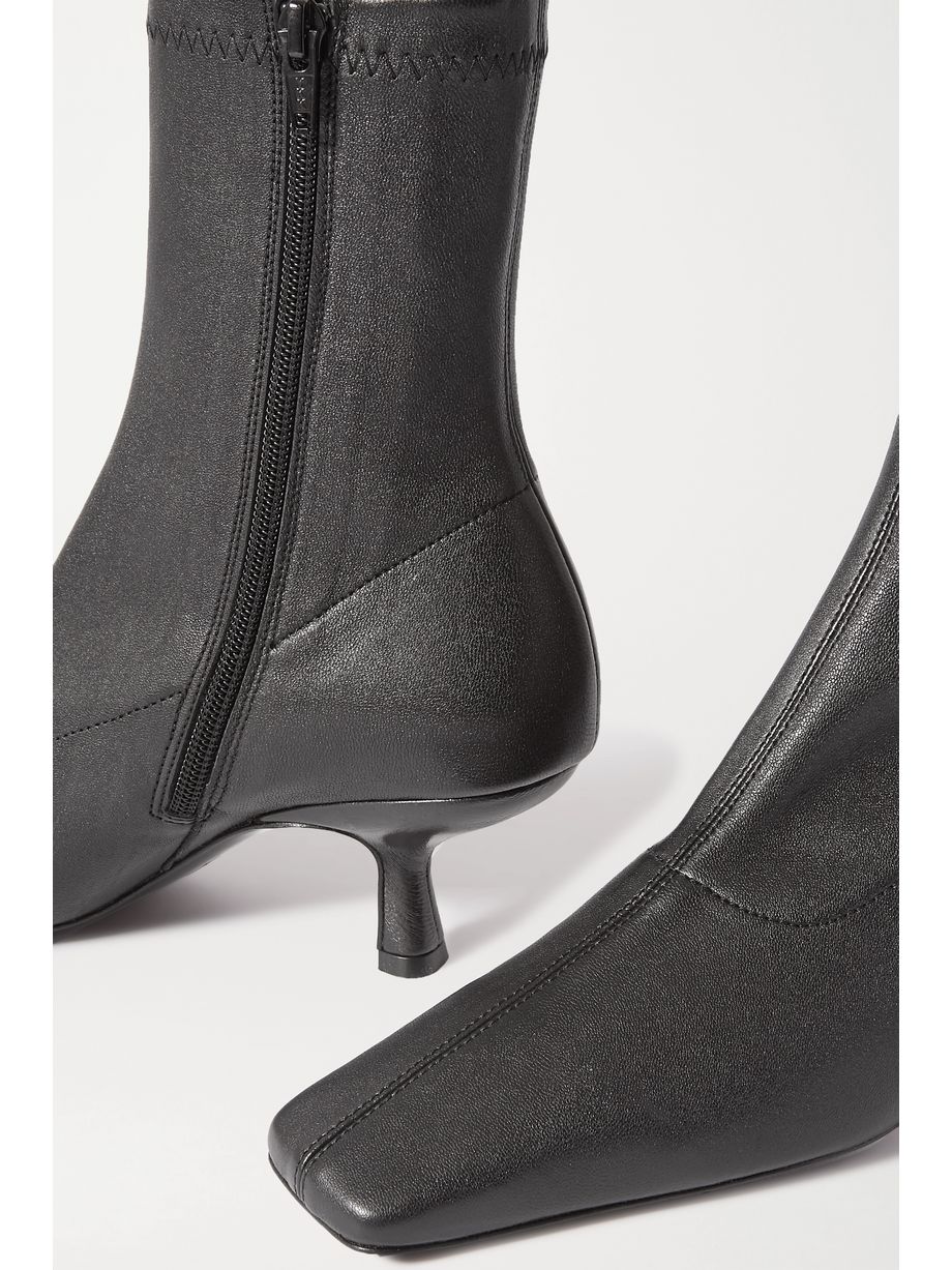 Black Audrey stretchleather ankle boots BY FAR NETA Black Audrey stretchleather ankle boots BY FAR NETA