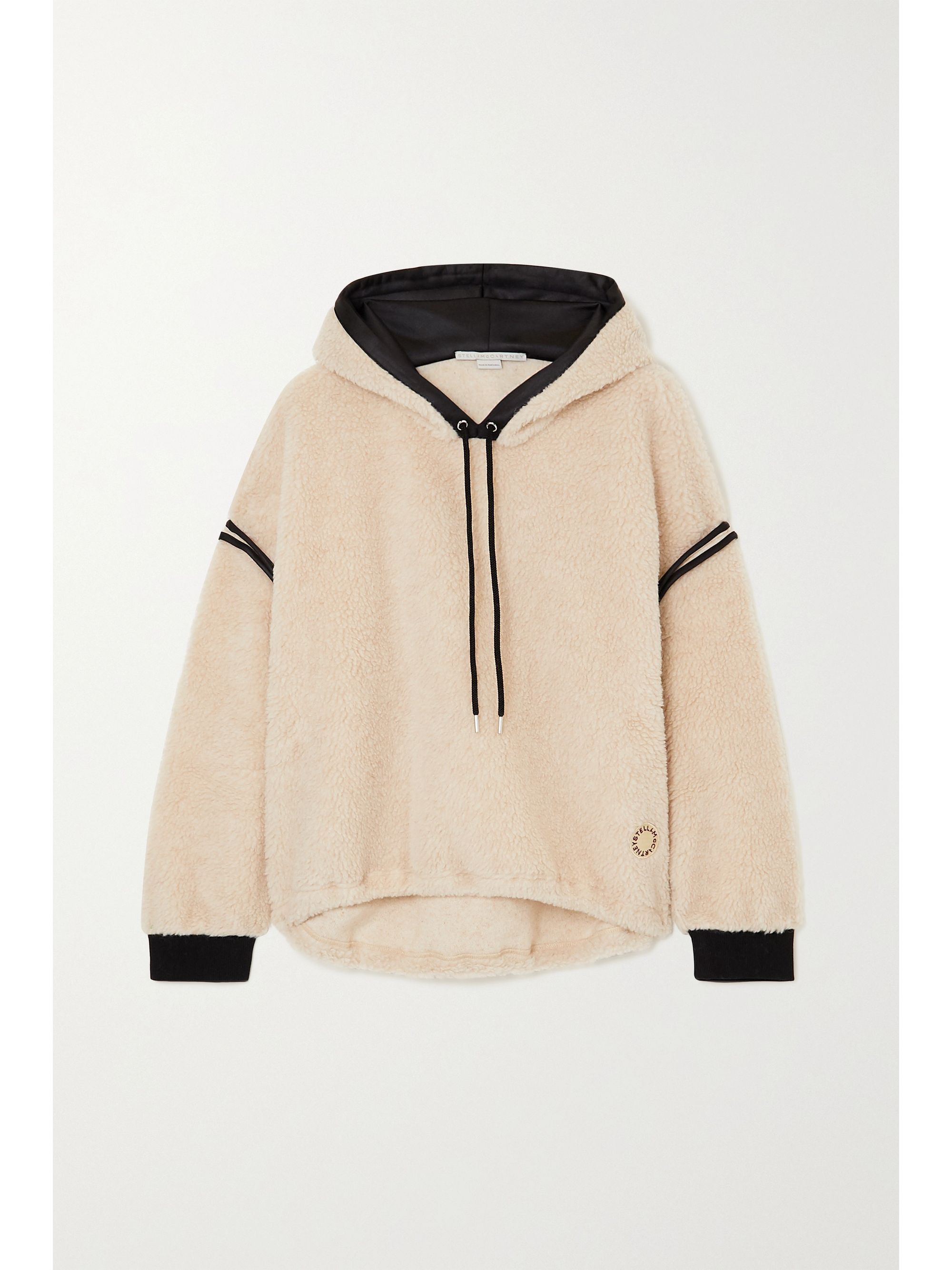 Stella mccartney faux shearling hoodie Clearance