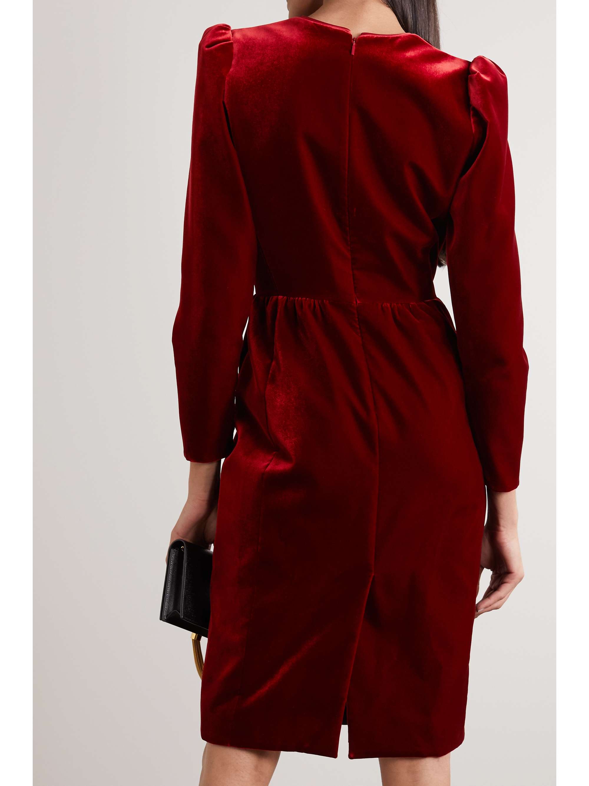 ysl velvet dress