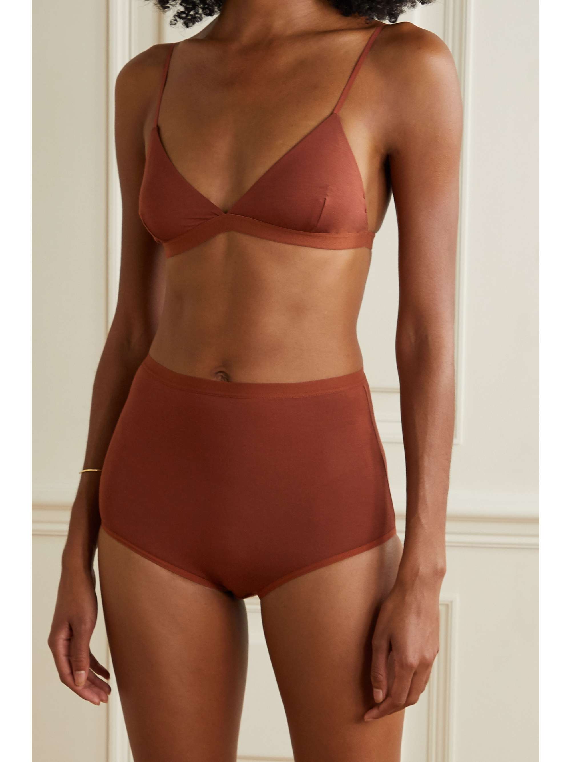 BASERANGE + NET SUSTAIN Bell stretch-bamboo briefs