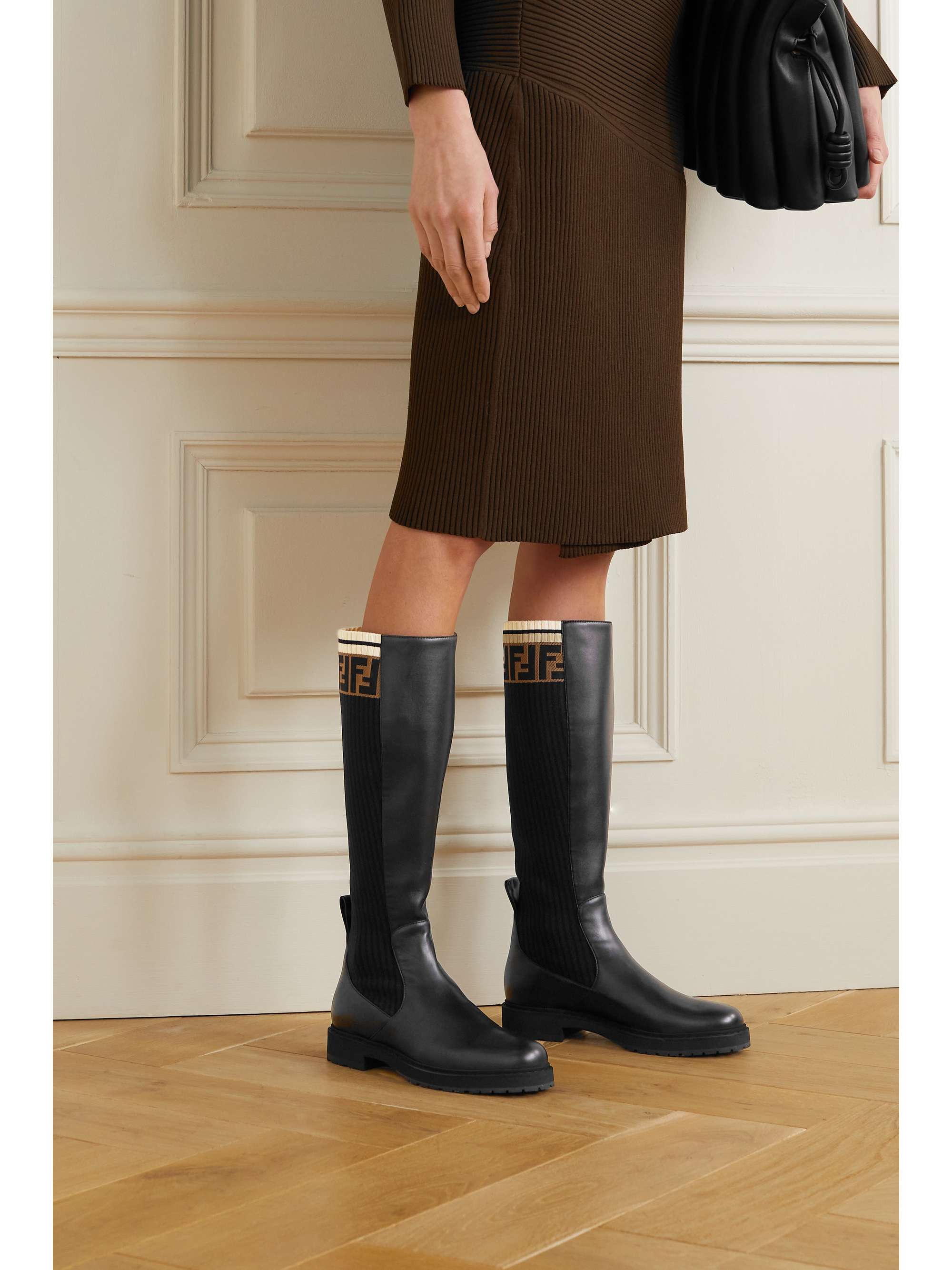 fendi knee boots