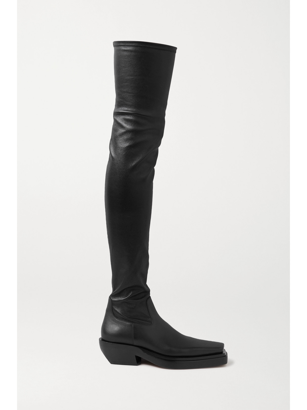 BOTTEGA VENETA LEATHER OVER-THE-KNEE BOOTS