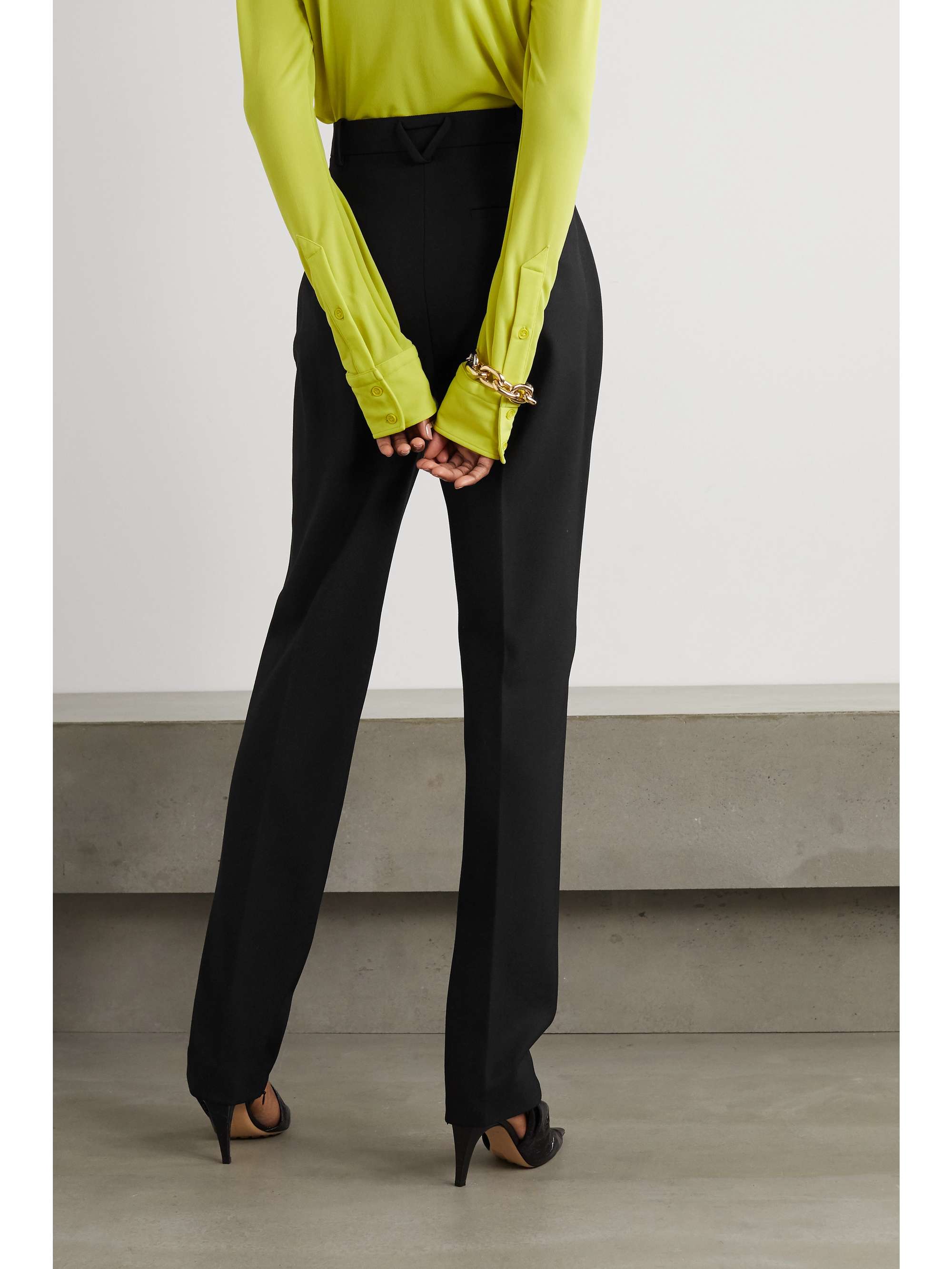 Twill slim-leg pants | BOTTEGA VENETA 