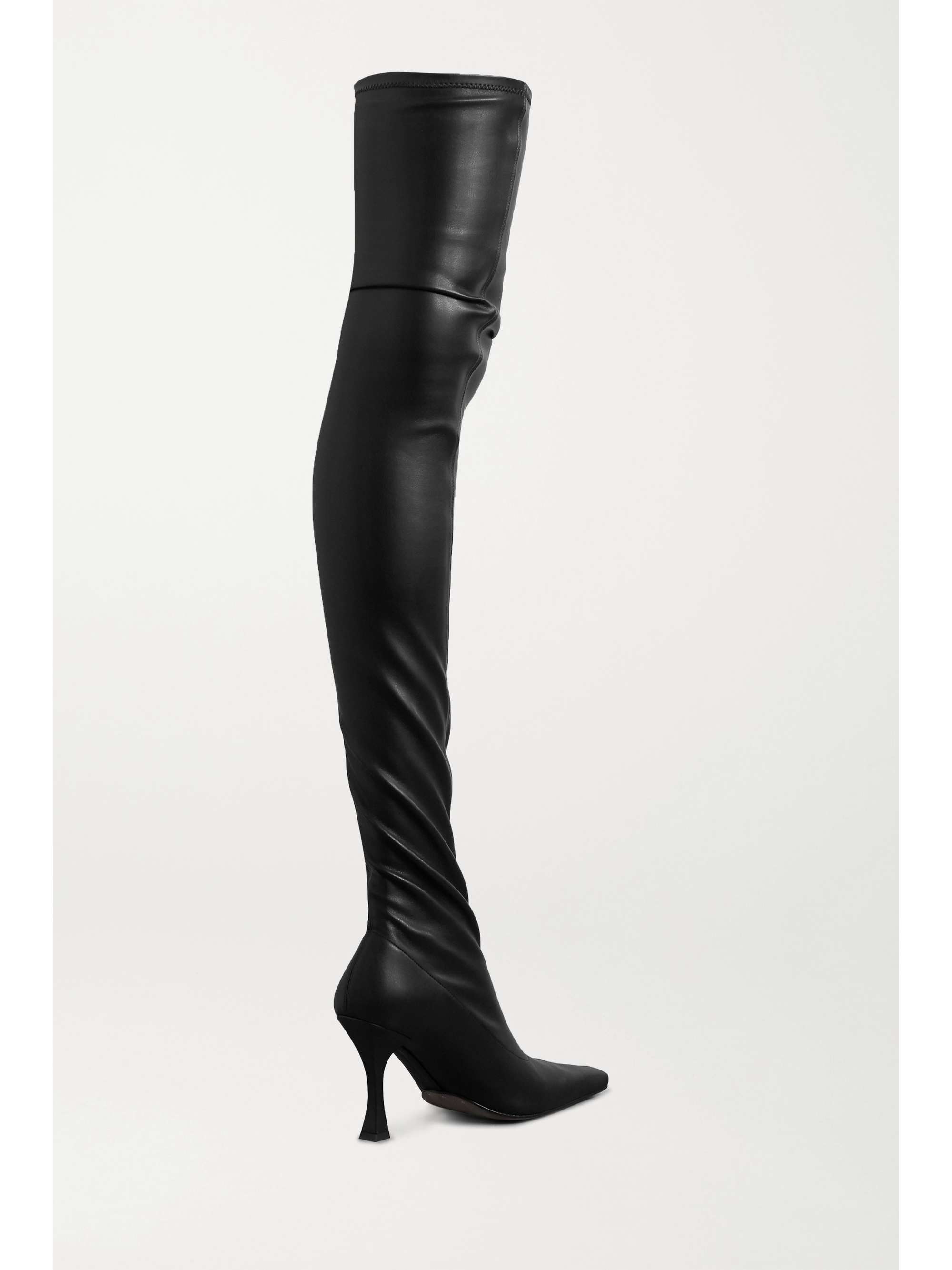 PROENZA SCHOULER Trap faux stretch-leather over-the-knee boots