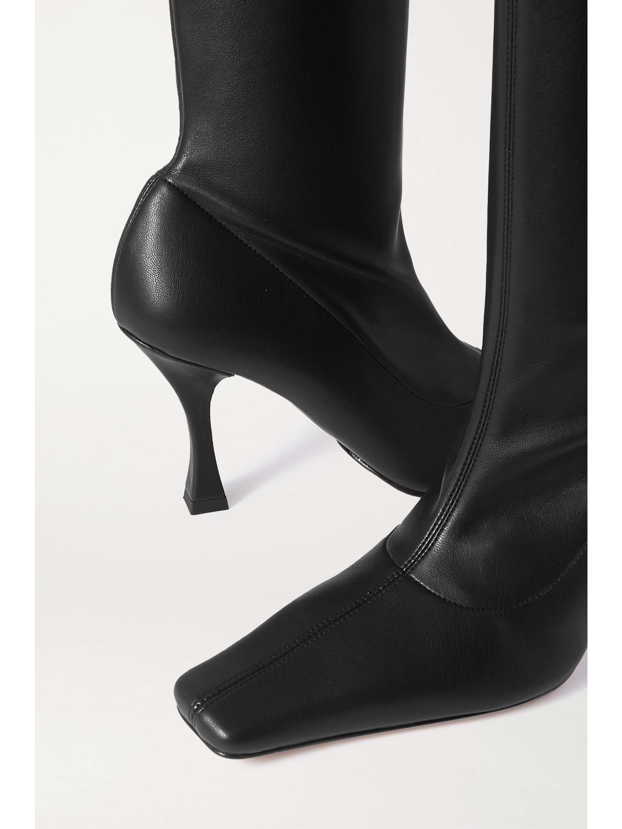 PROENZA SCHOULER Trap faux stretch-leather over-the-knee boots