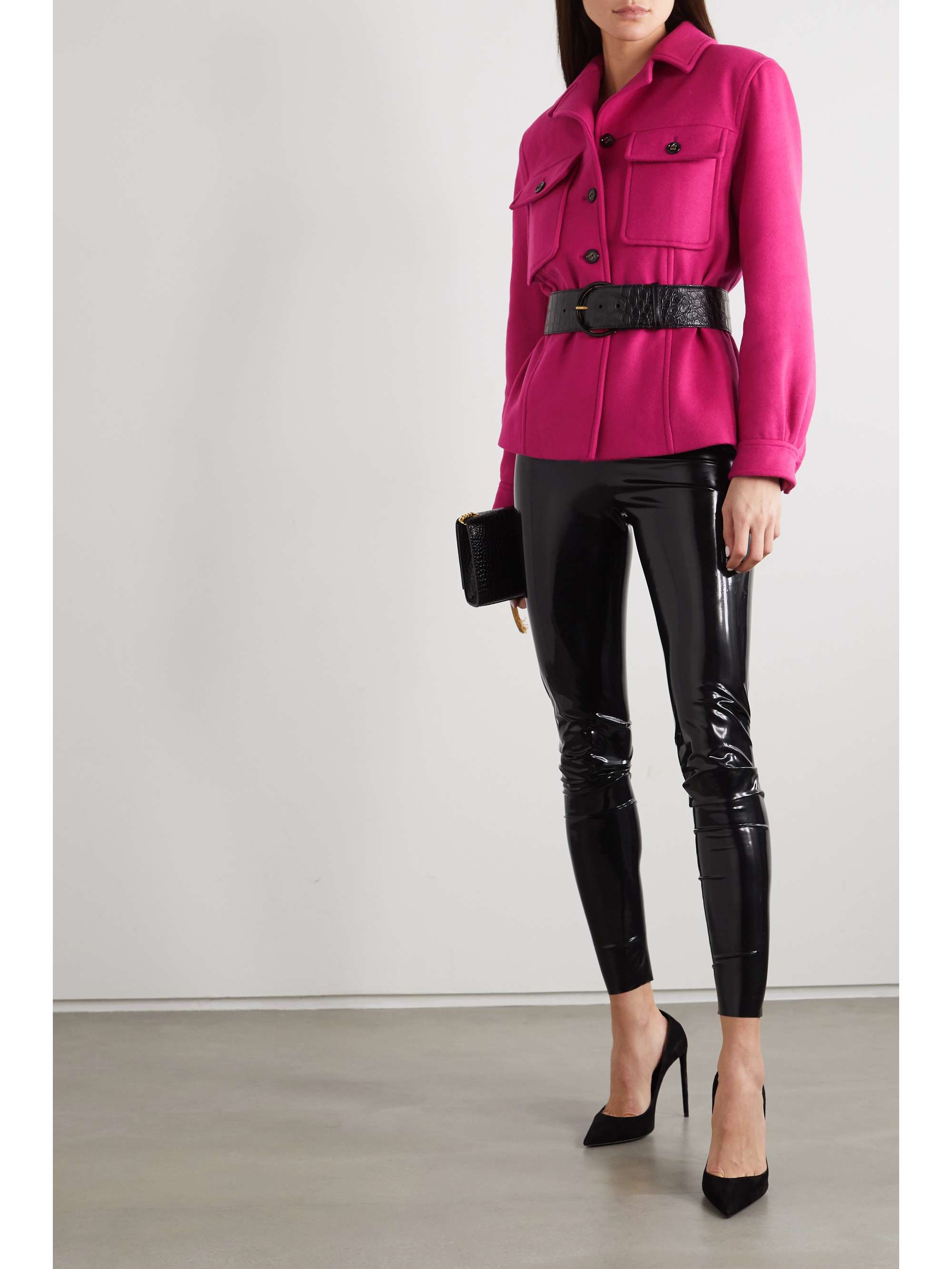 saint laurent wool jacket