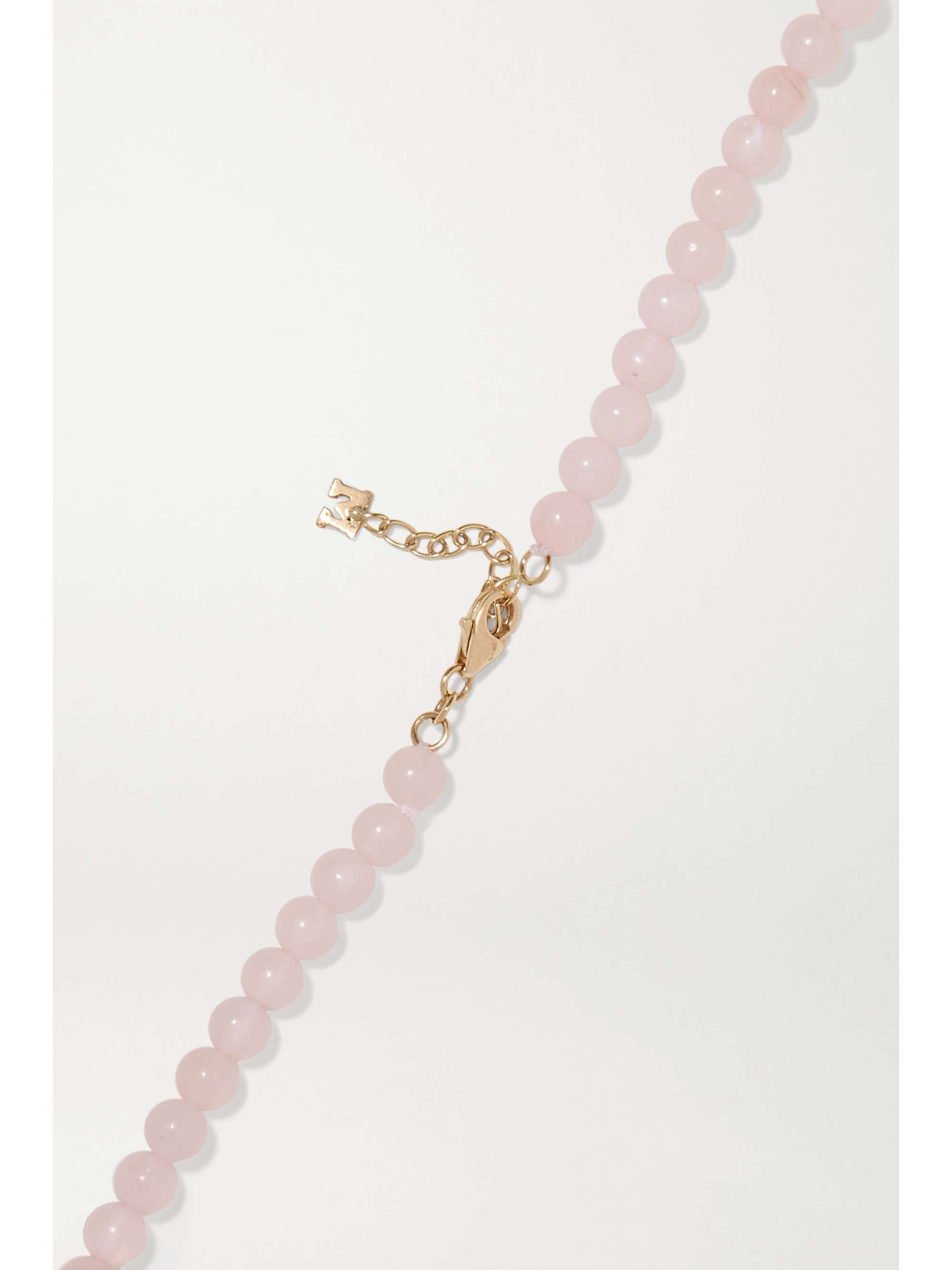 MATEO 14-karat gold quartz necklace