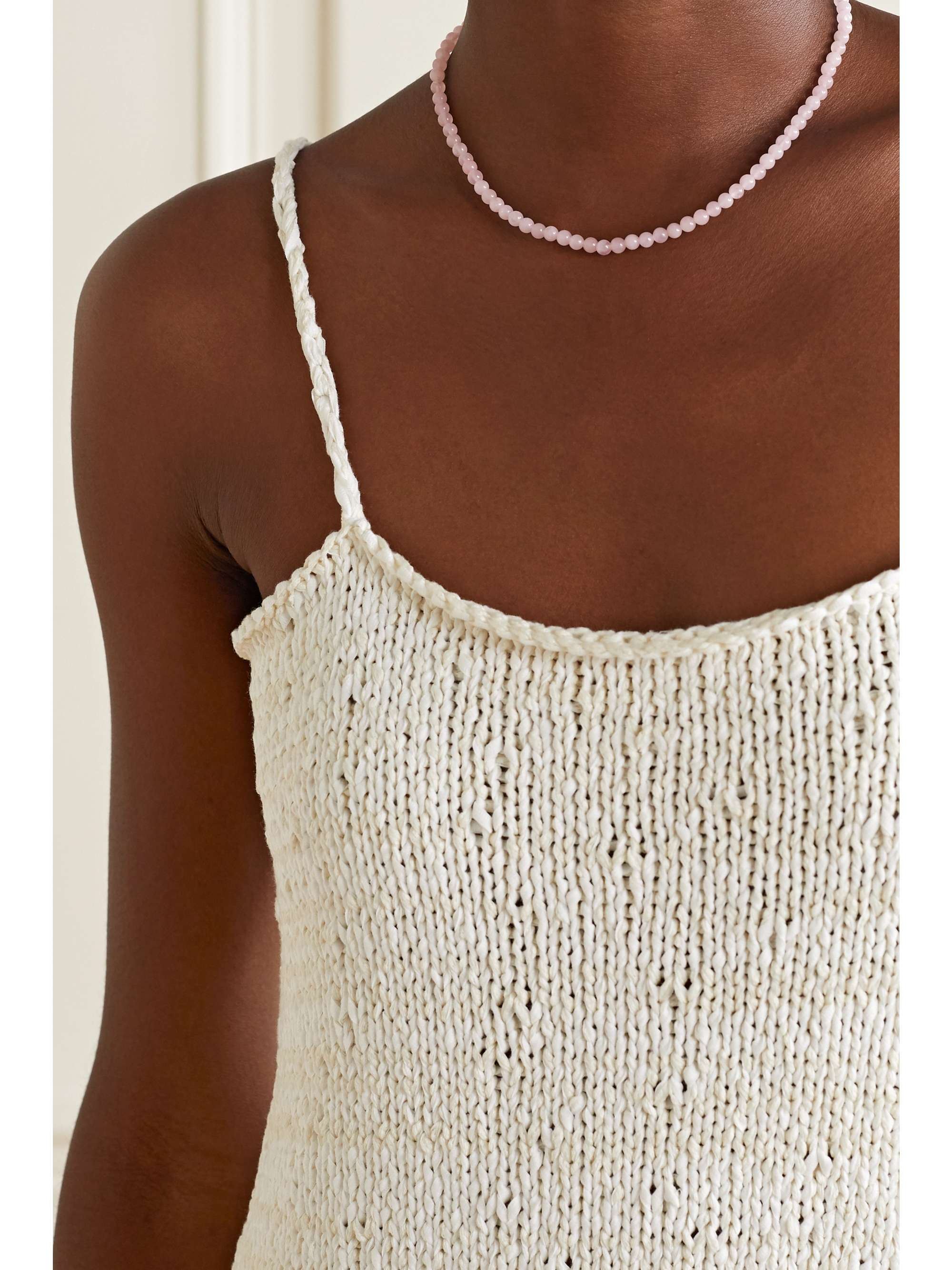 MATEO 14-karat gold quartz necklace