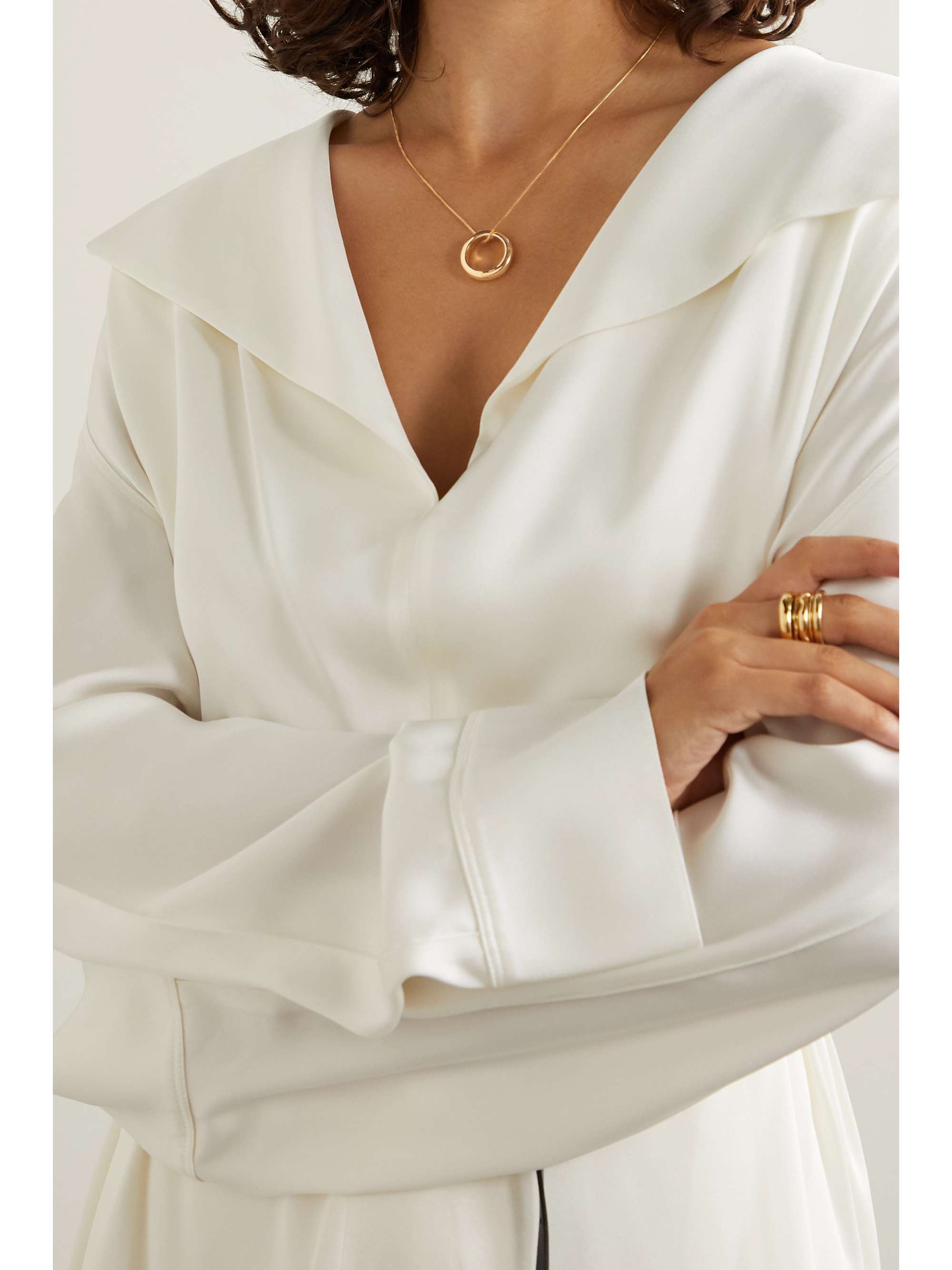 BOTTEGA VENETA Gold-plated necklace