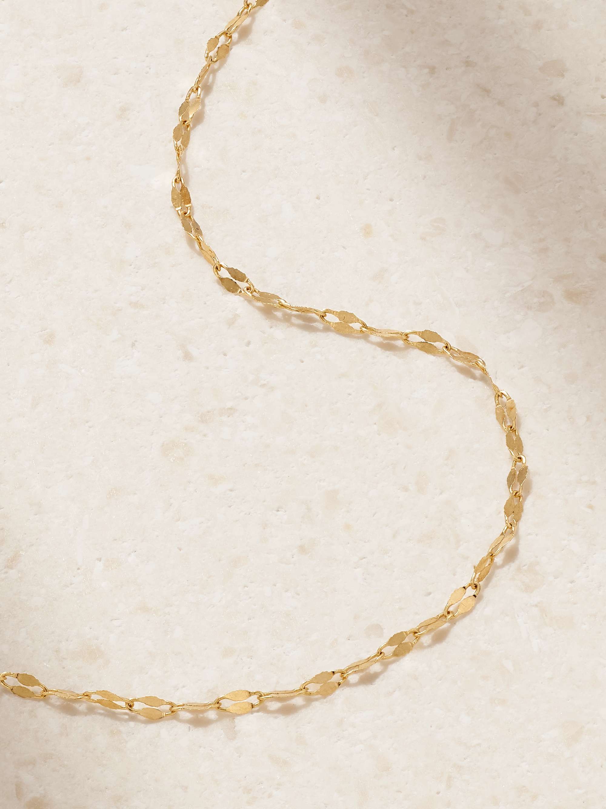STONE AND STRAND Sparkle gold necklace