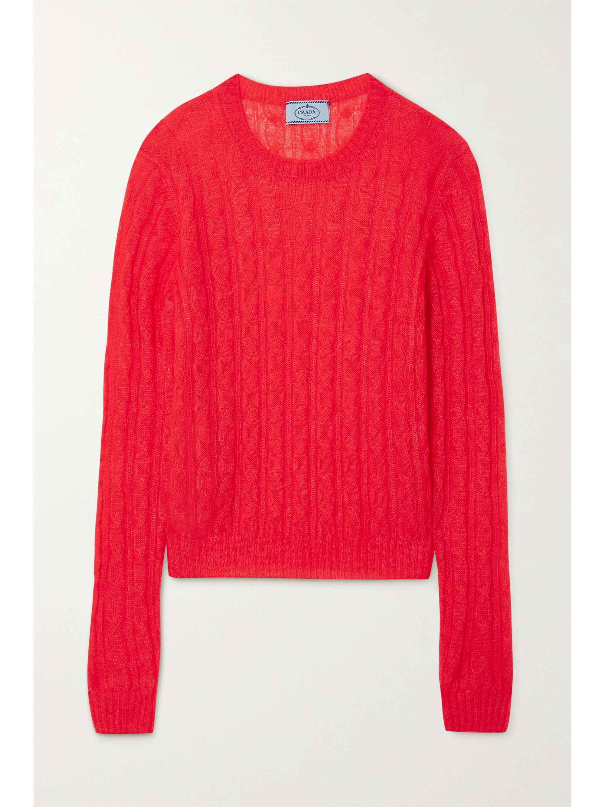 prada red sweater