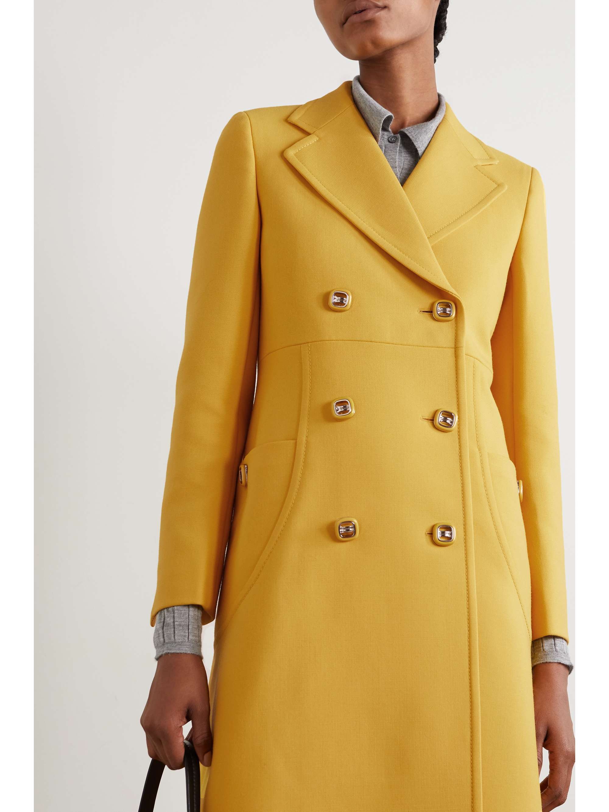 PRADA Double-breasted wool coat