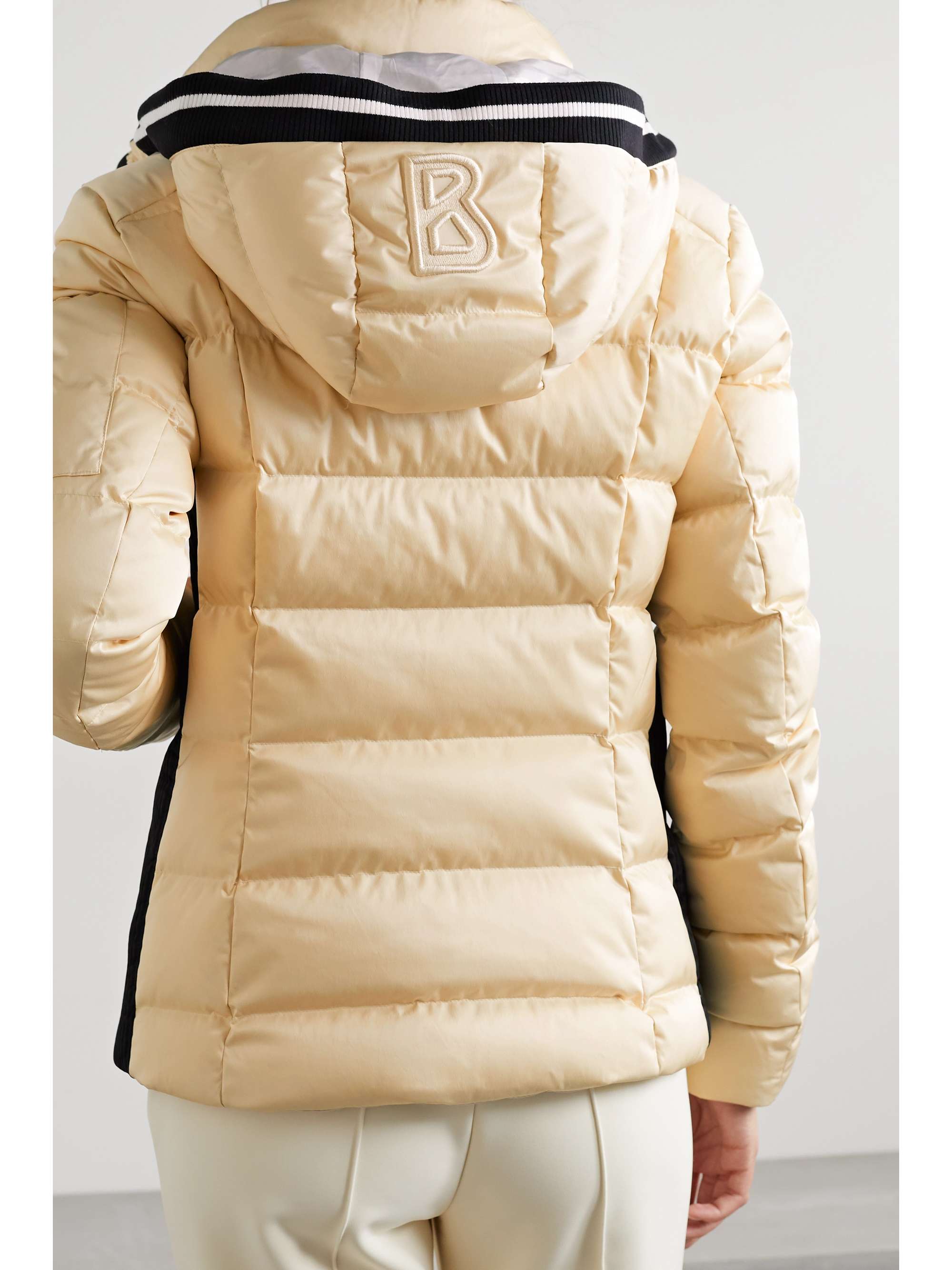 BOGNER Giulia-D hooded layered quilted down ski jacket