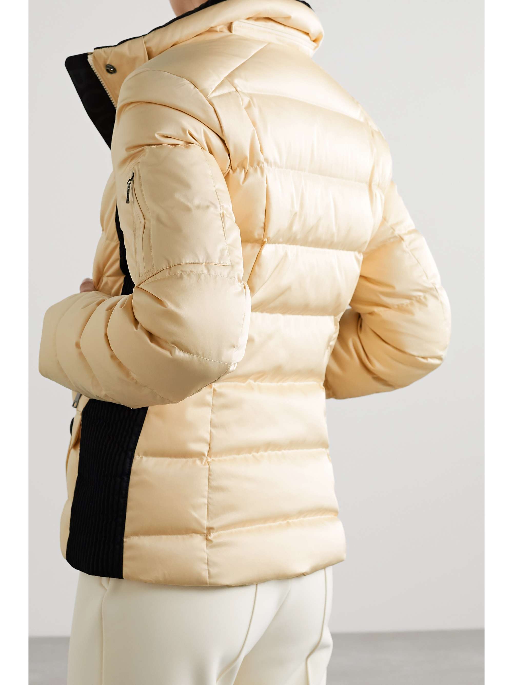BOGNER Giulia-D hooded layered quilted down ski jacket
