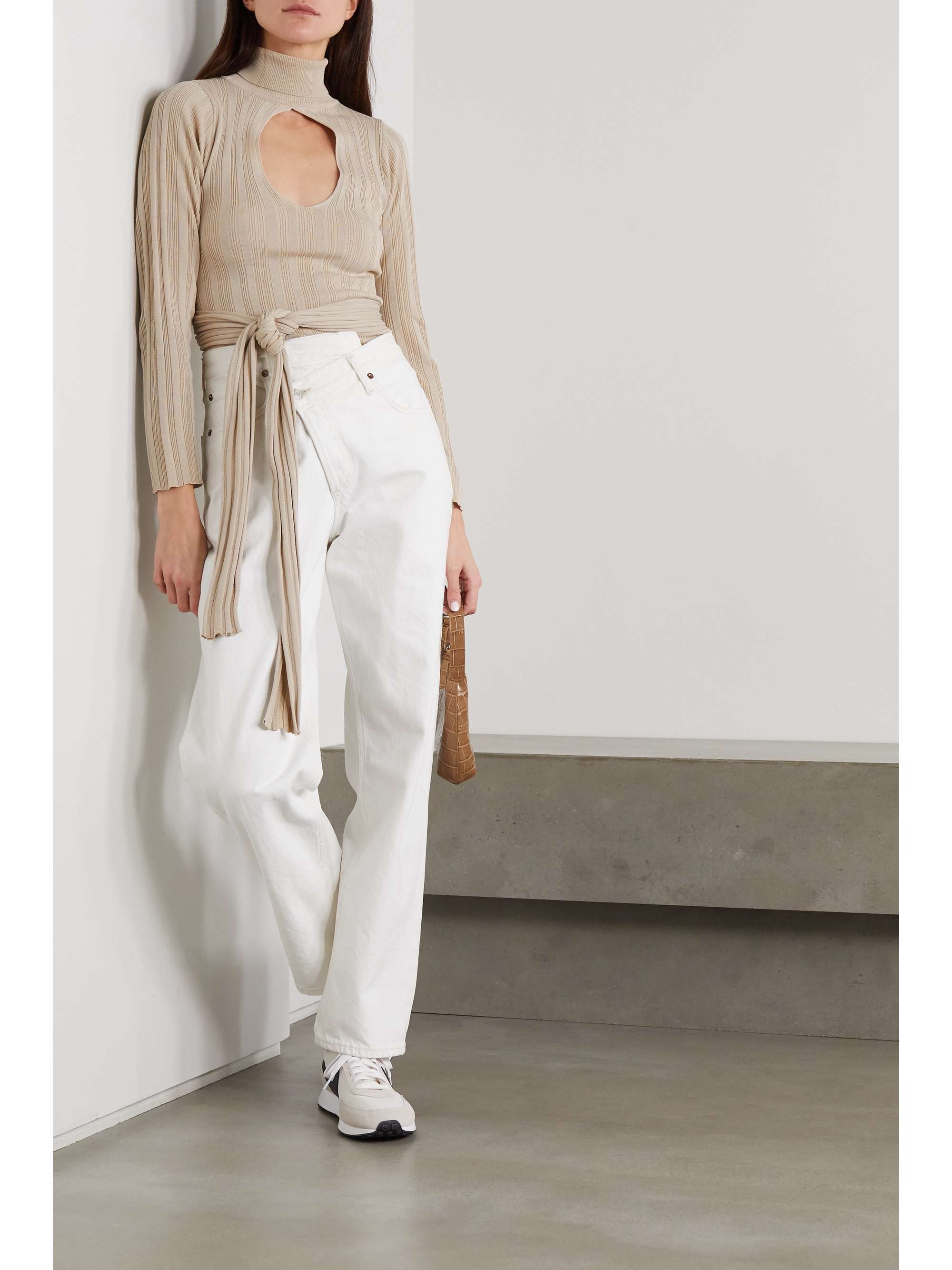 純正特注品 teloplan Fai Knit Top / White www.obattabetta.jp