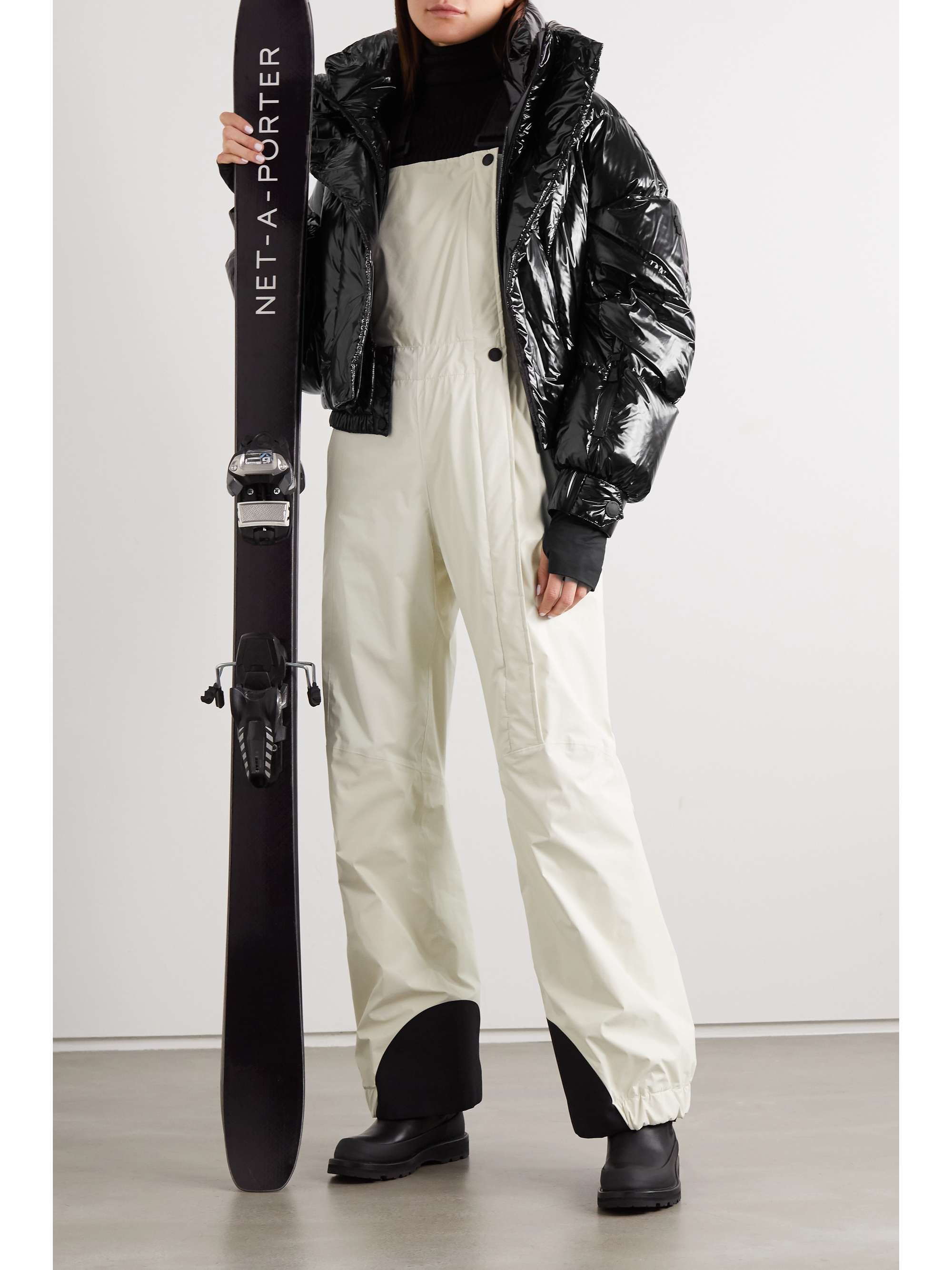 Black Giubbotto quilted down ski jacket 