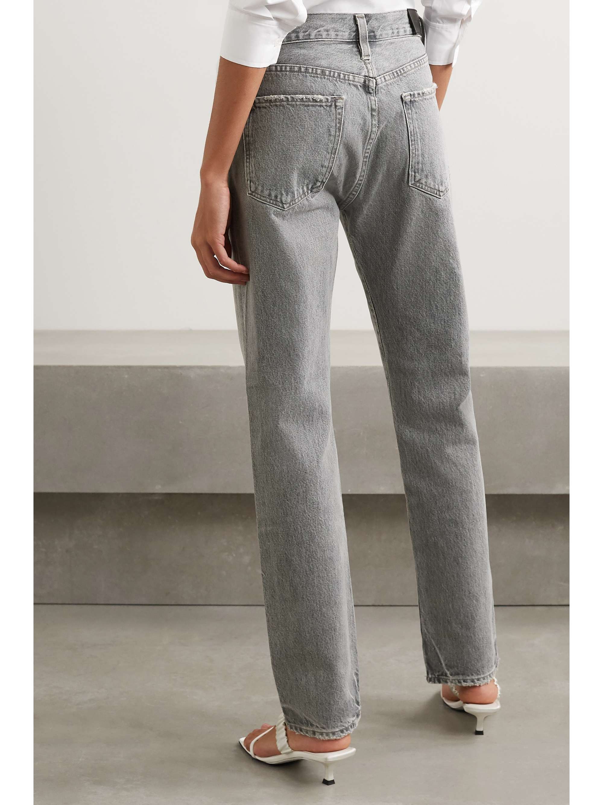 GOLDSIGN The Walcott organic distressed straight-leg jeans