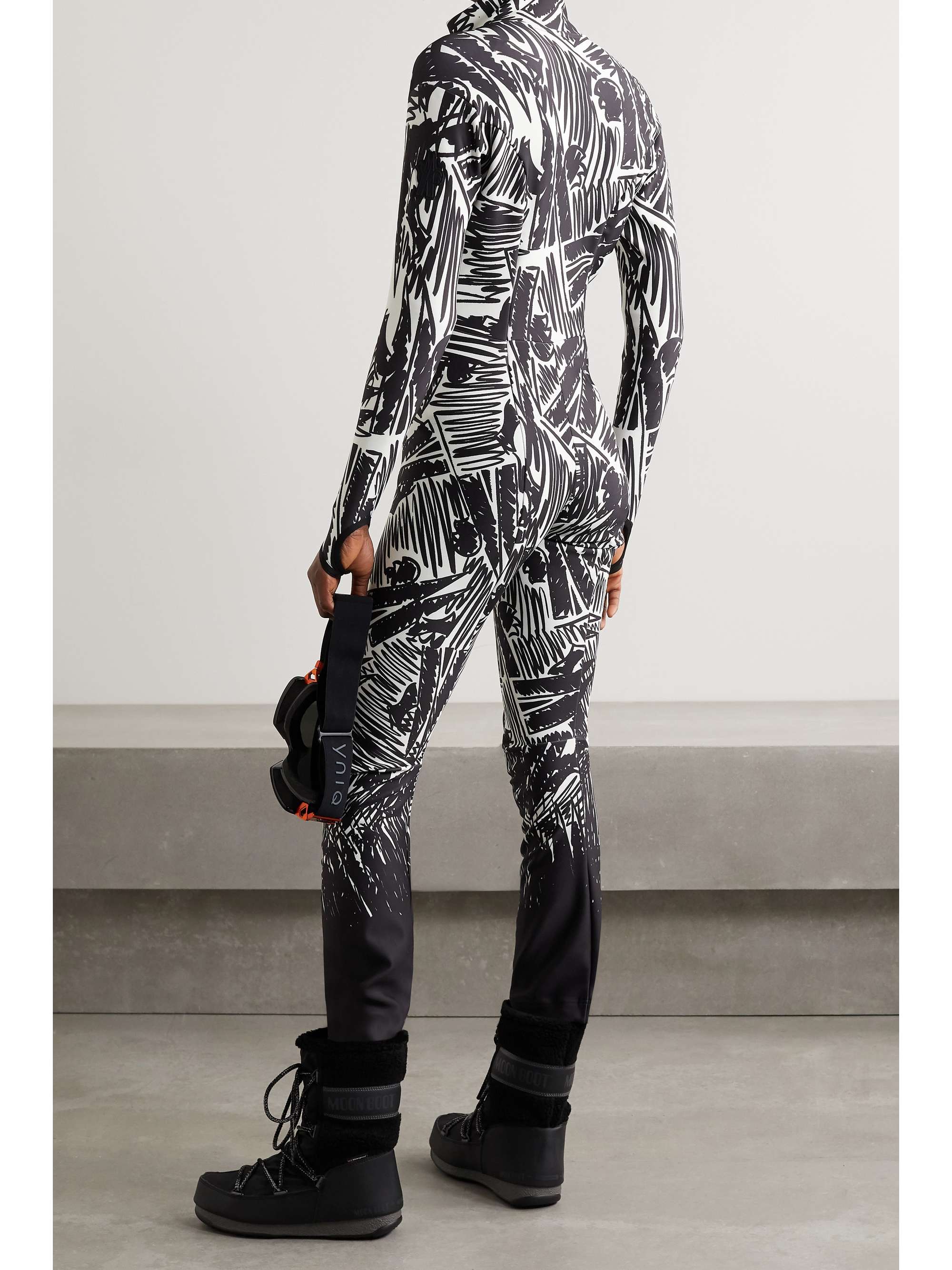 MONCLER GENIUS + 3 Moncler Grenoble Tuta printed ski suit