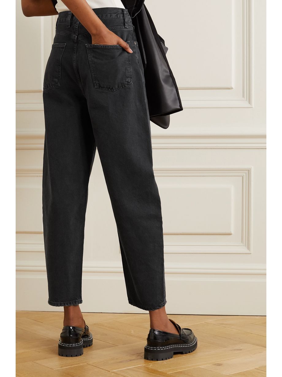 agolde darted balloon baggy tapered jeans