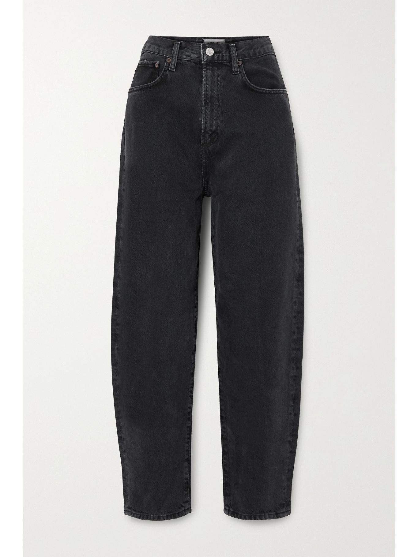 agolde tapered baggy high rise jeans