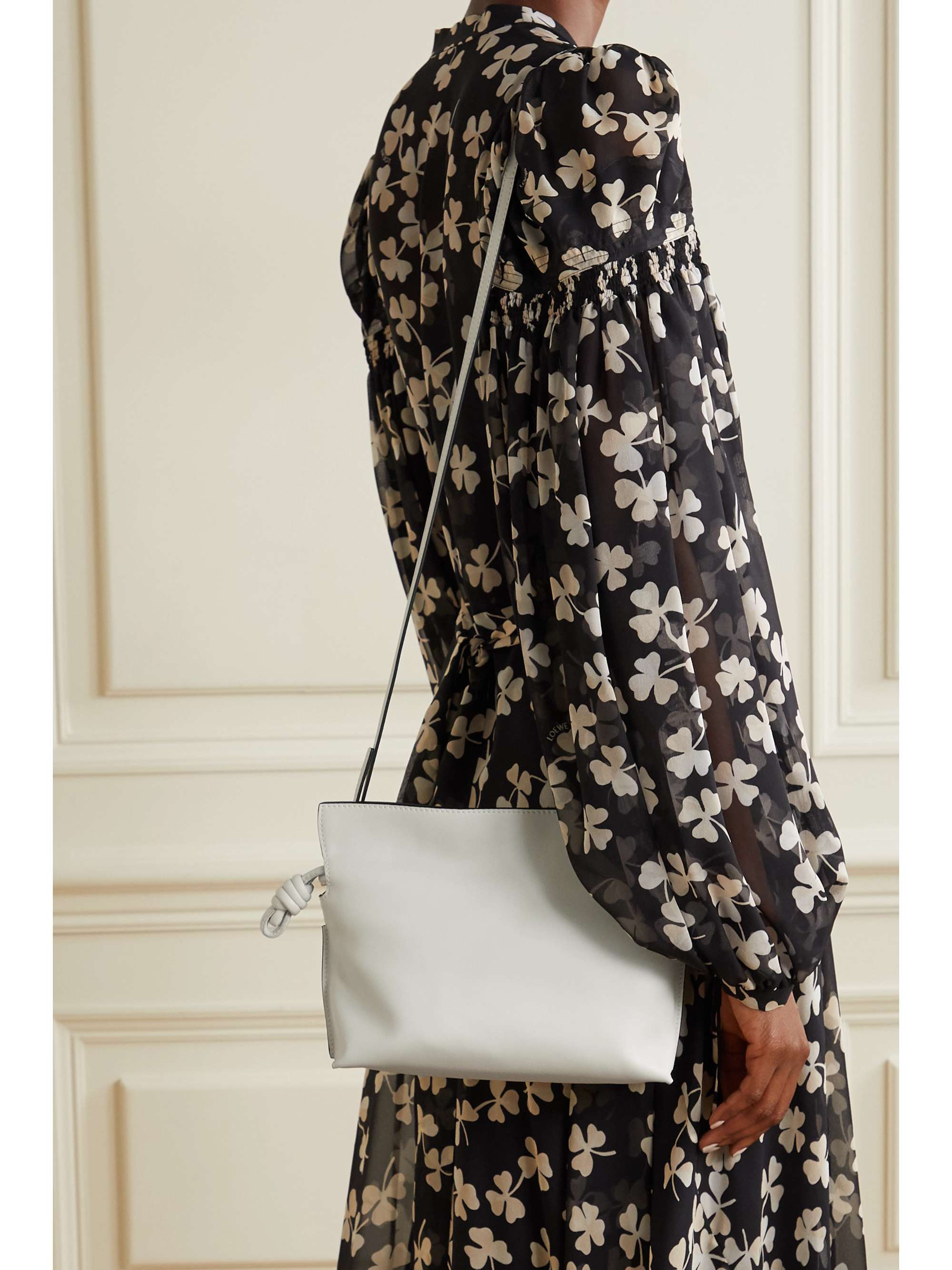 LOEWE Flamenco mini leather clutch