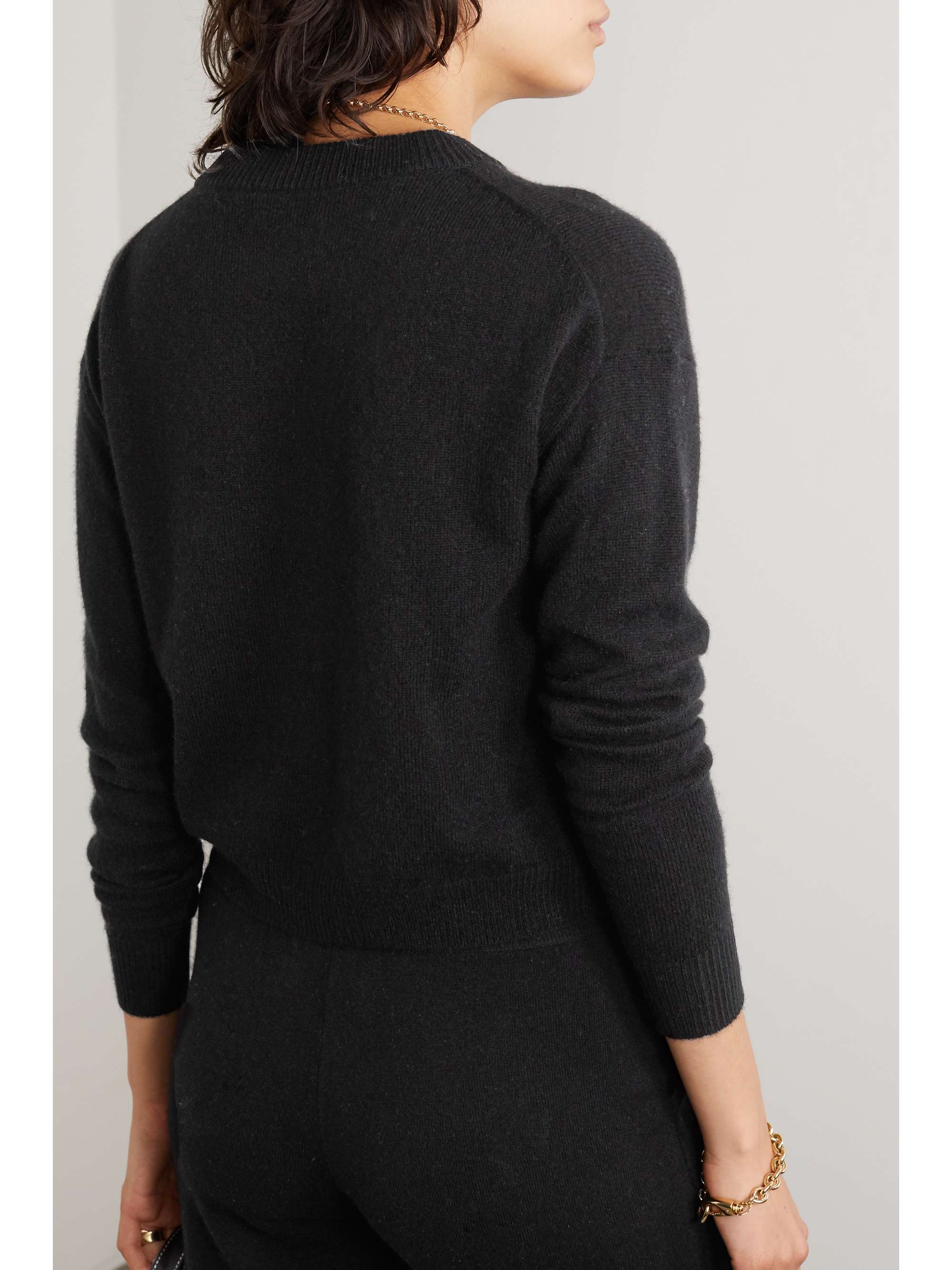 allude cashmere track pants