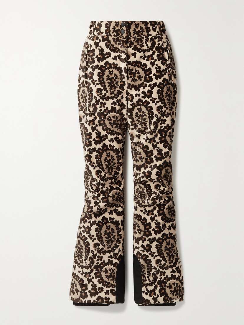 Fendi Printed Velvet Bootcut Ski Pants