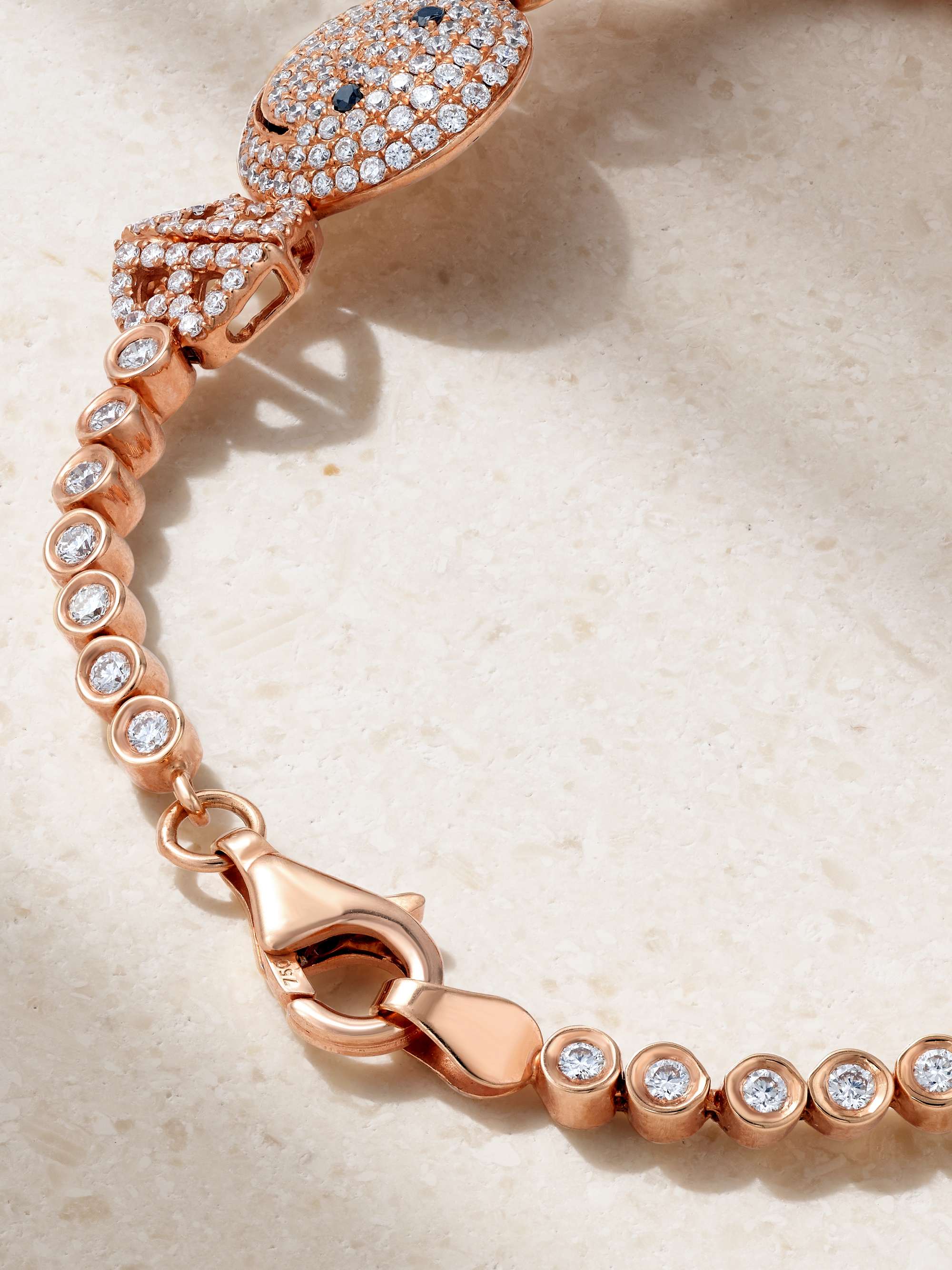 LORRAINE SCHWARTZ 2B Happy medium 18-karat gold diamond bracelet