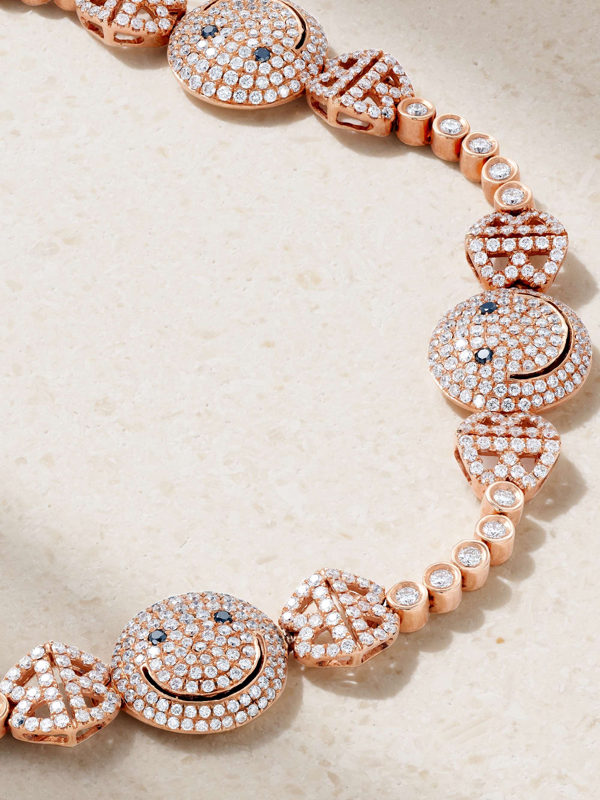 LORRAINE SCHWARTZ 2B Happy medium 18-karat gold diamond bracelet
