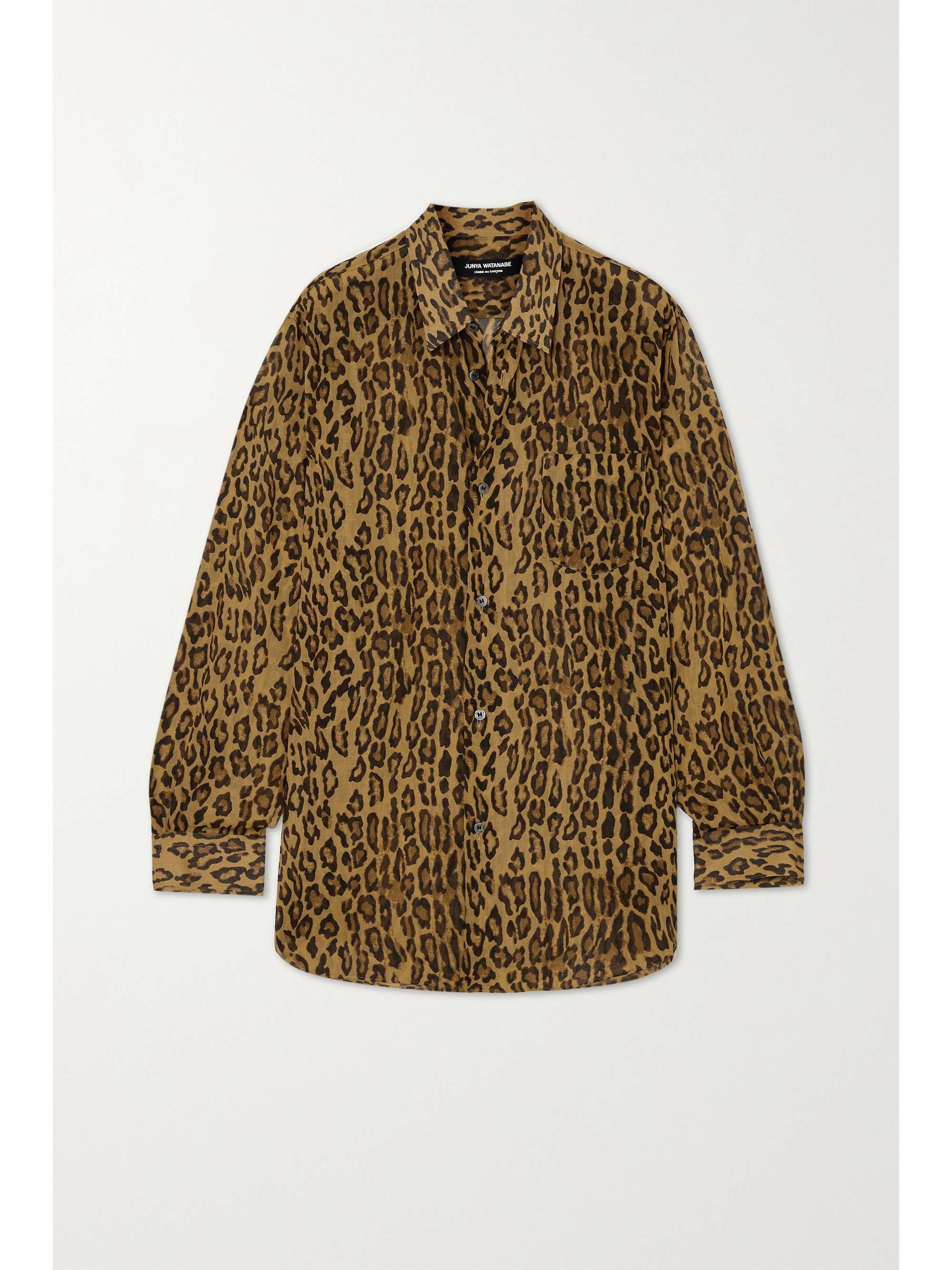 junya watanabe leopard coat