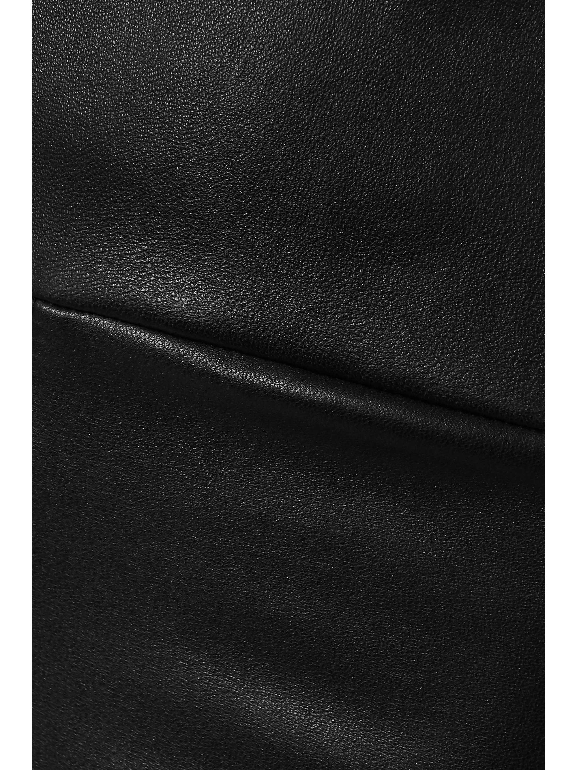 SPRWMN Leather flared leggings