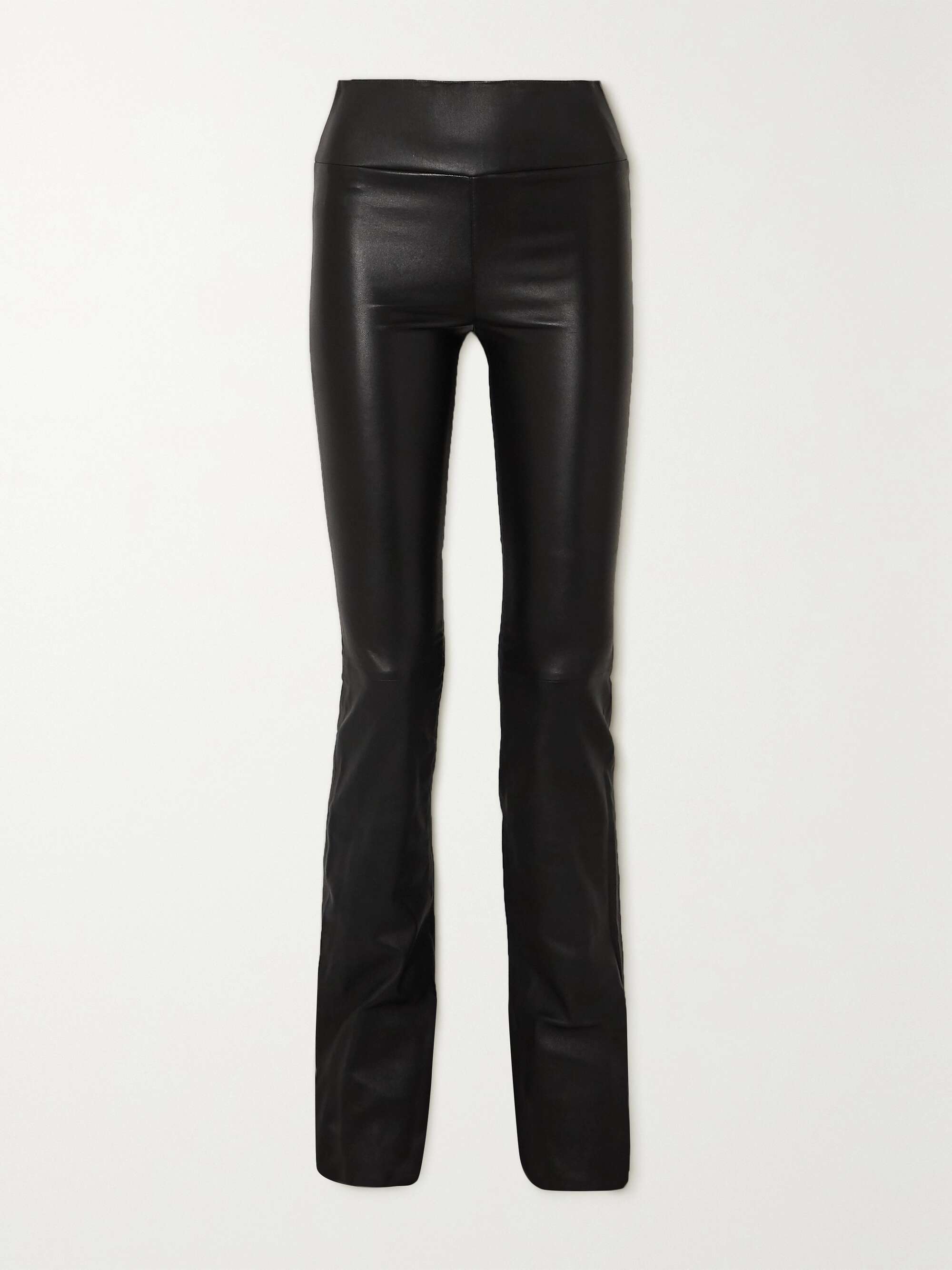 SPRWMN Leather flared leggings