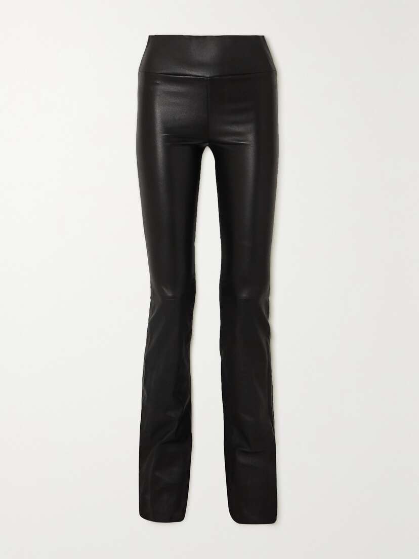 Sprwmn Leather Flared Leggings