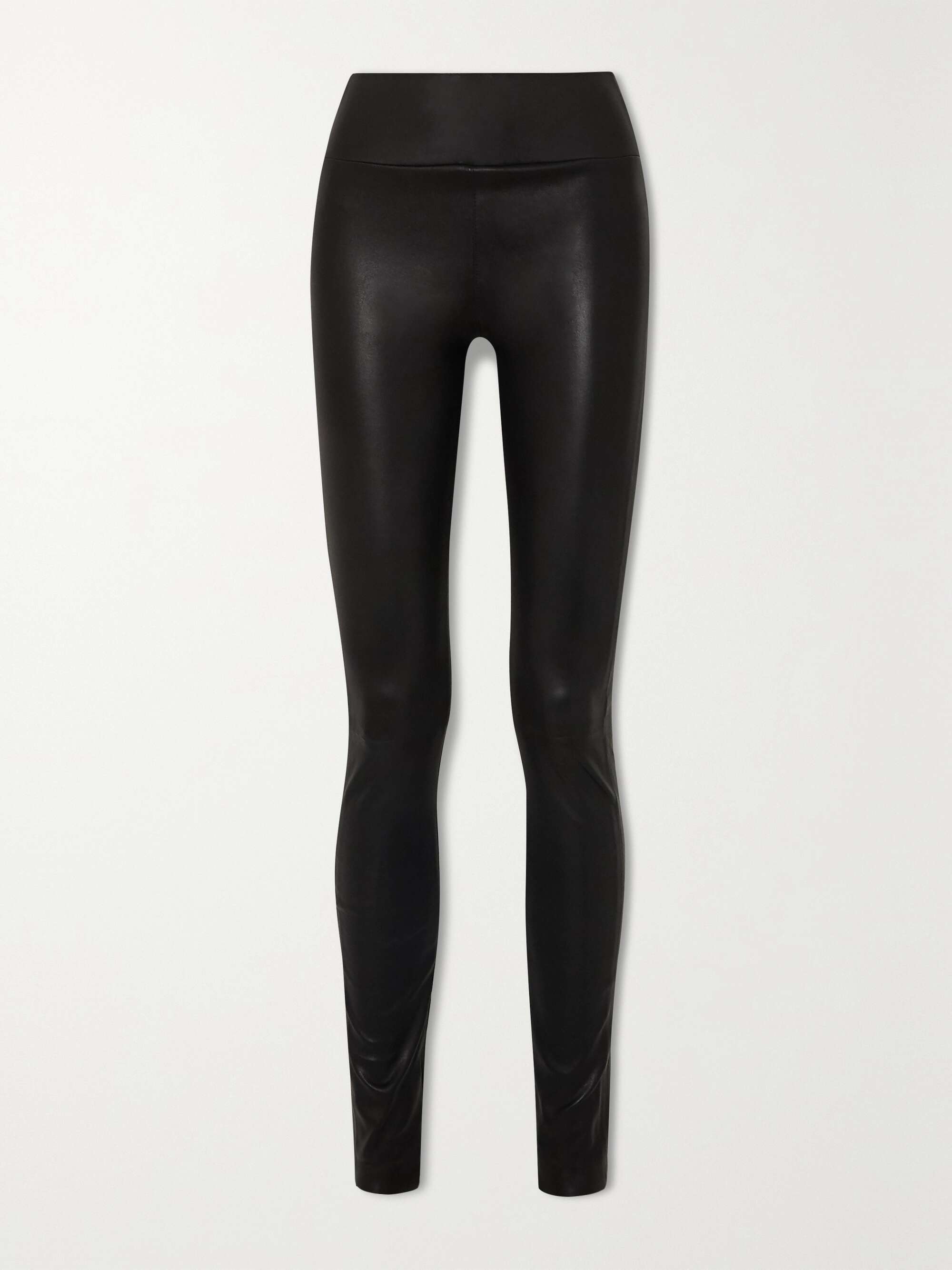 SPRWMN Zip-detailed leather leggings