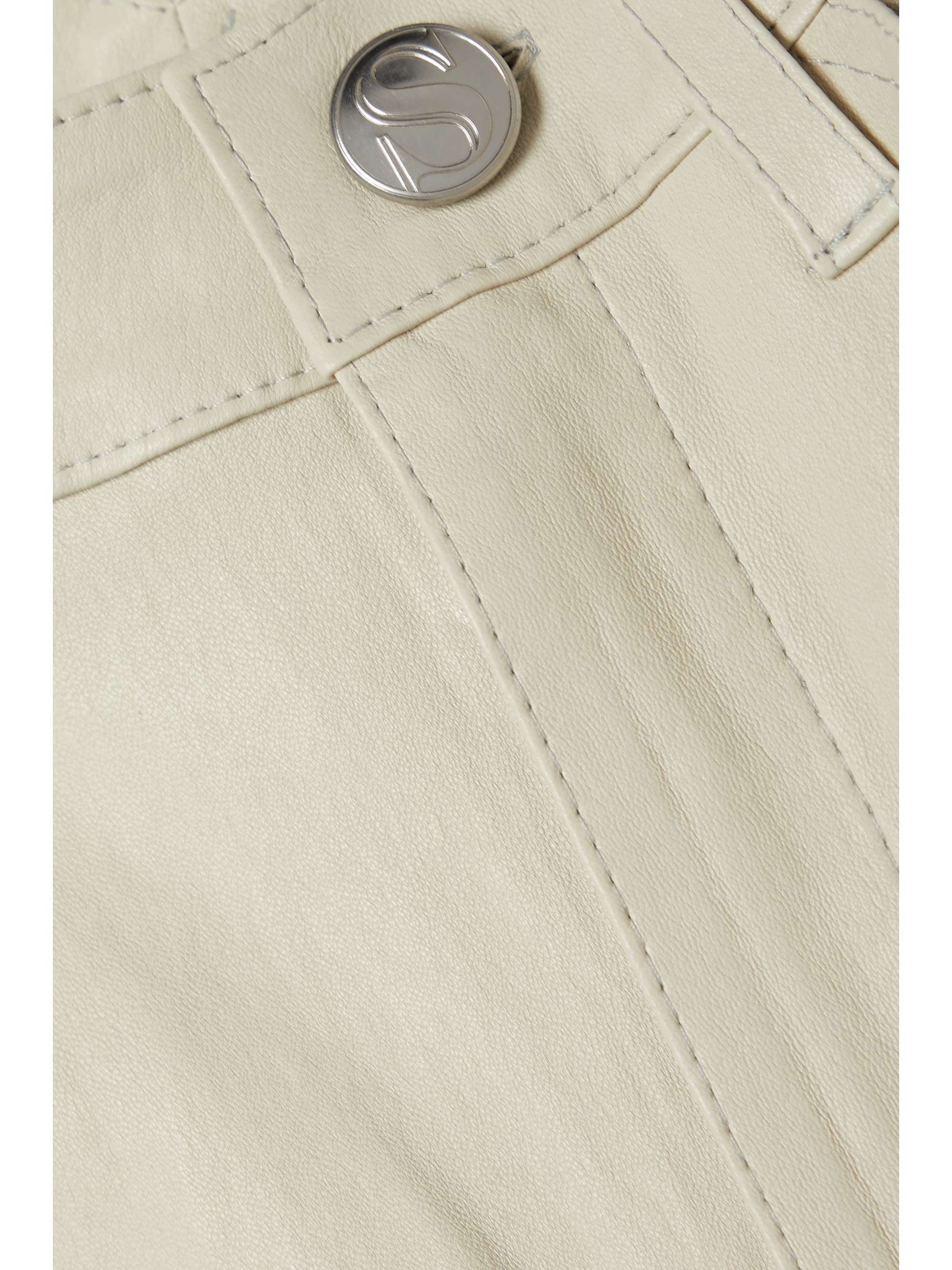 SPRWMN Leather tapered pants