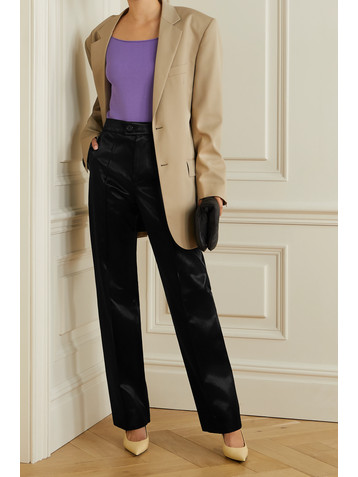 KWAIDAN EDITIONS Duchesse-satin straight-leg pants