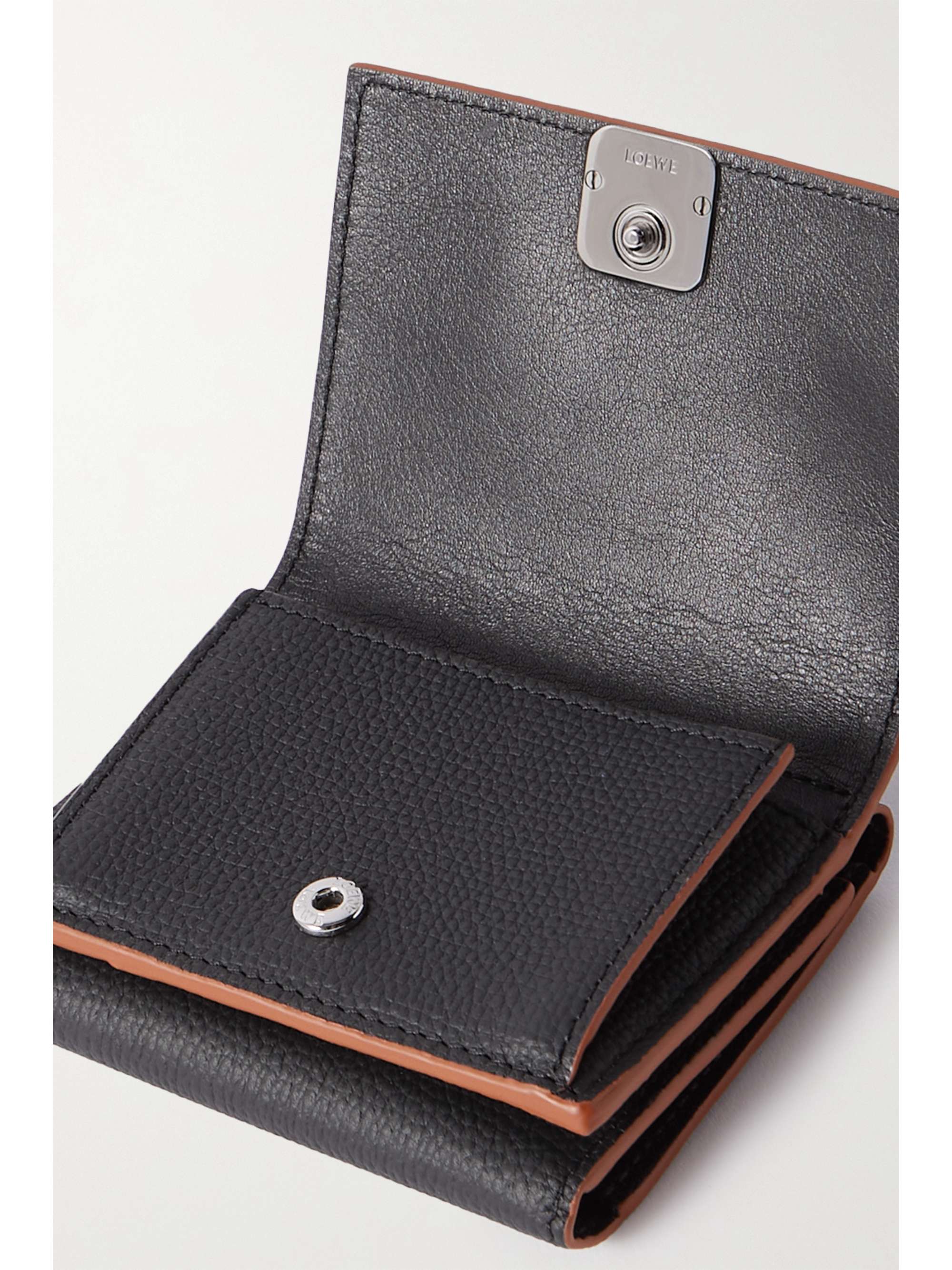 LOEWE Anagram textured-leather wallet