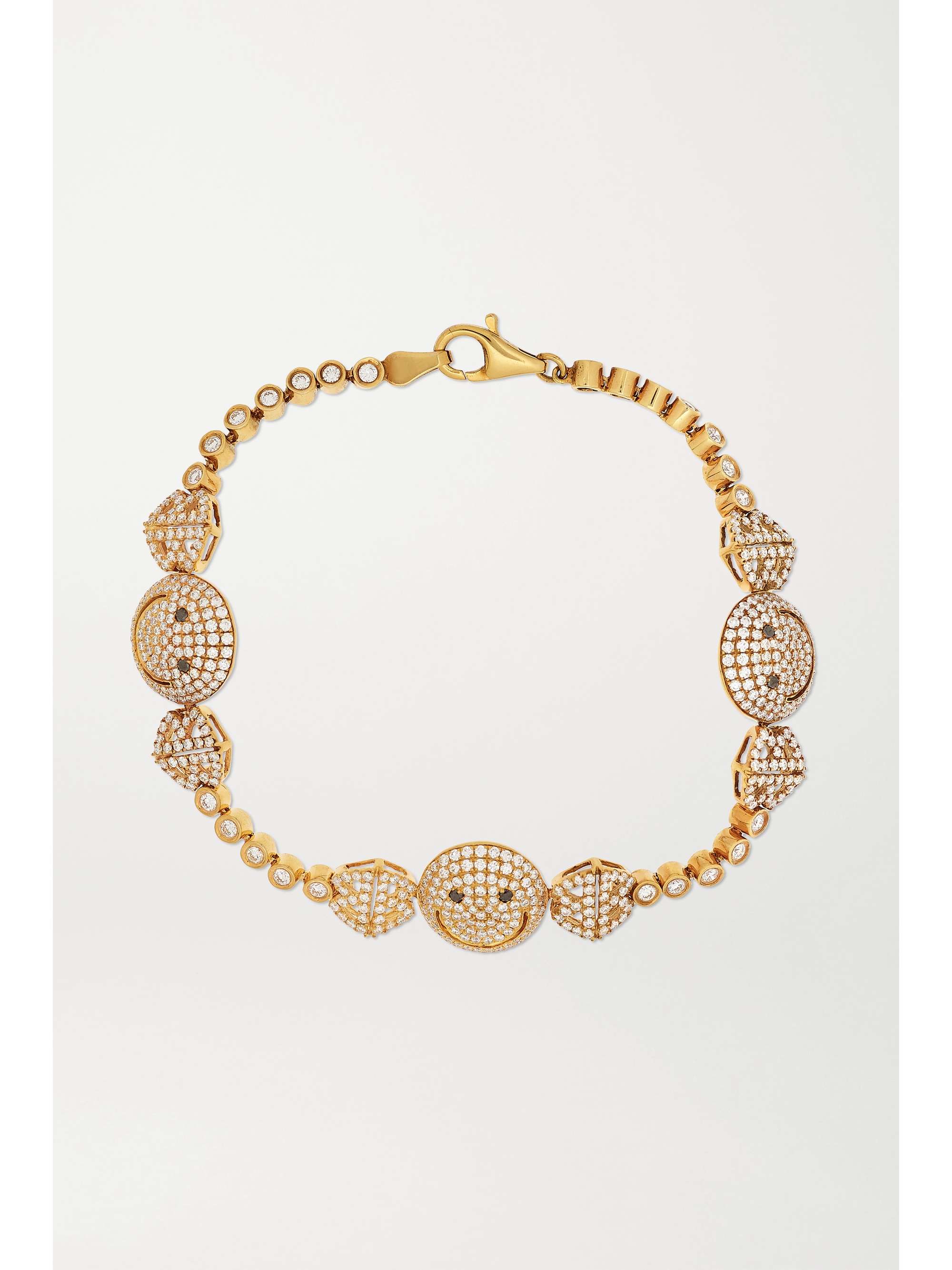LORRAINE SCHWARTZ 2B Happy medium 18-karat gold diamond bracelet
