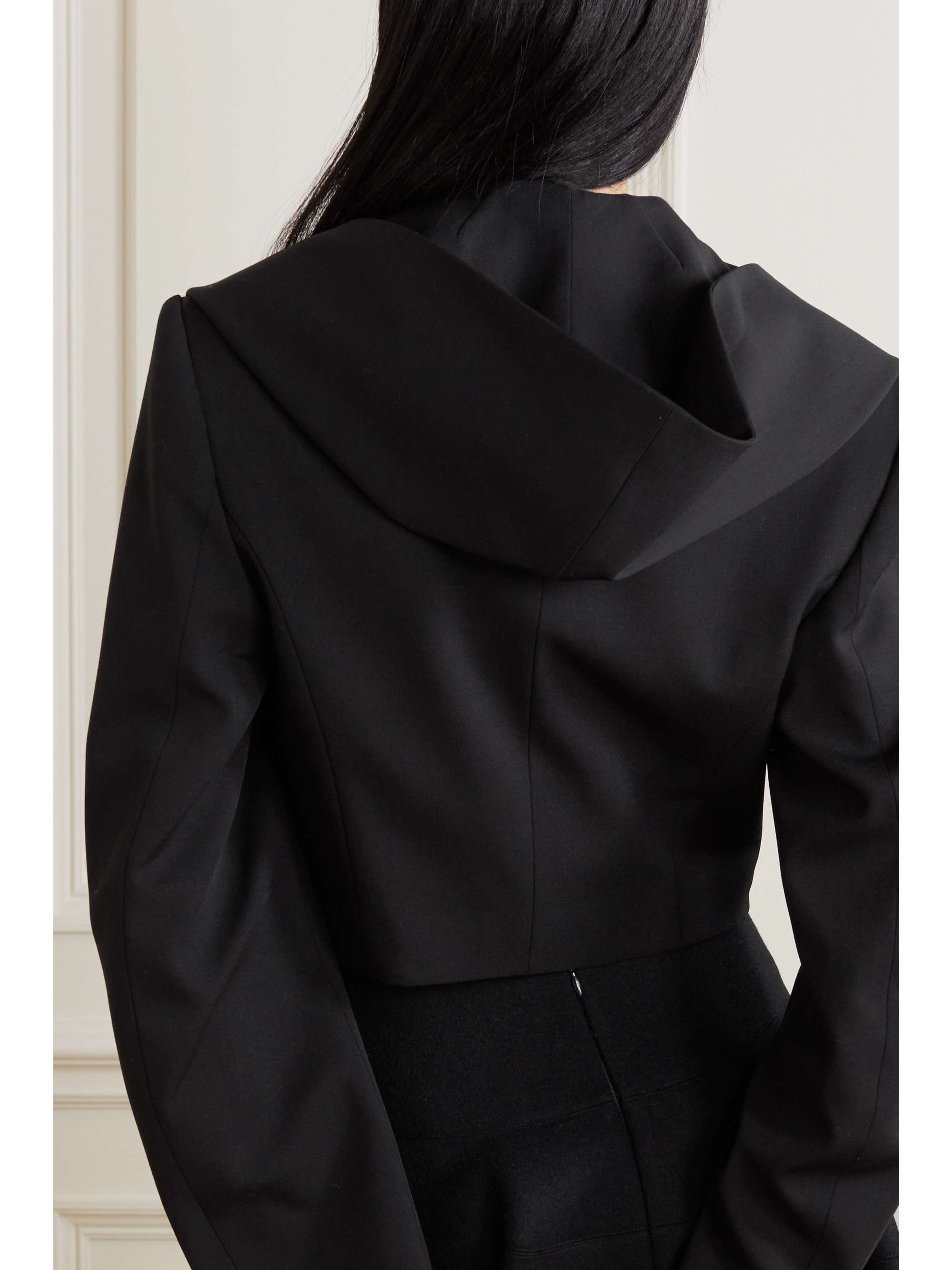 ALAÏA Hooded twill jacket