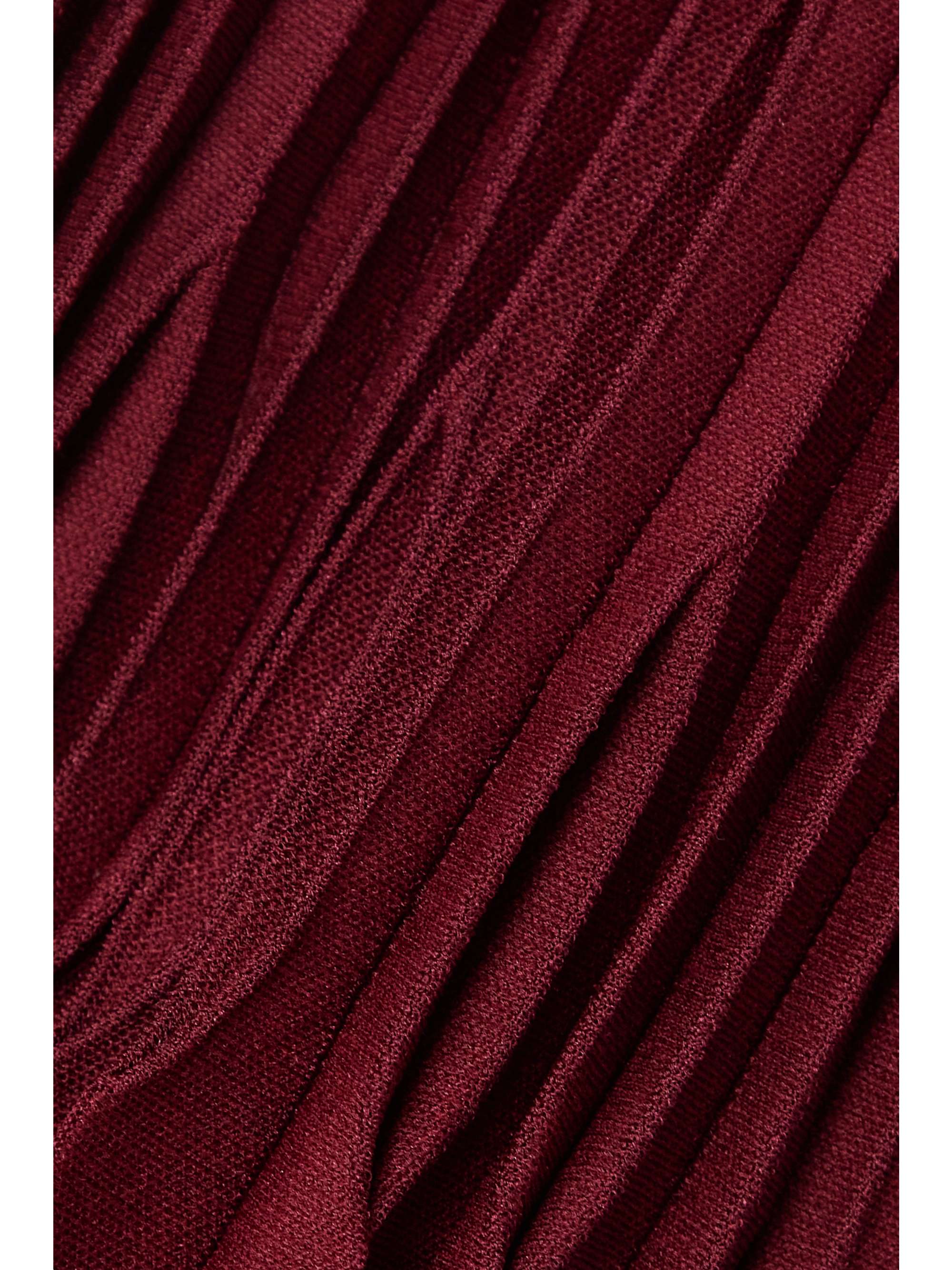 ALAÏA Open-back silk-blend halterneck mini dress