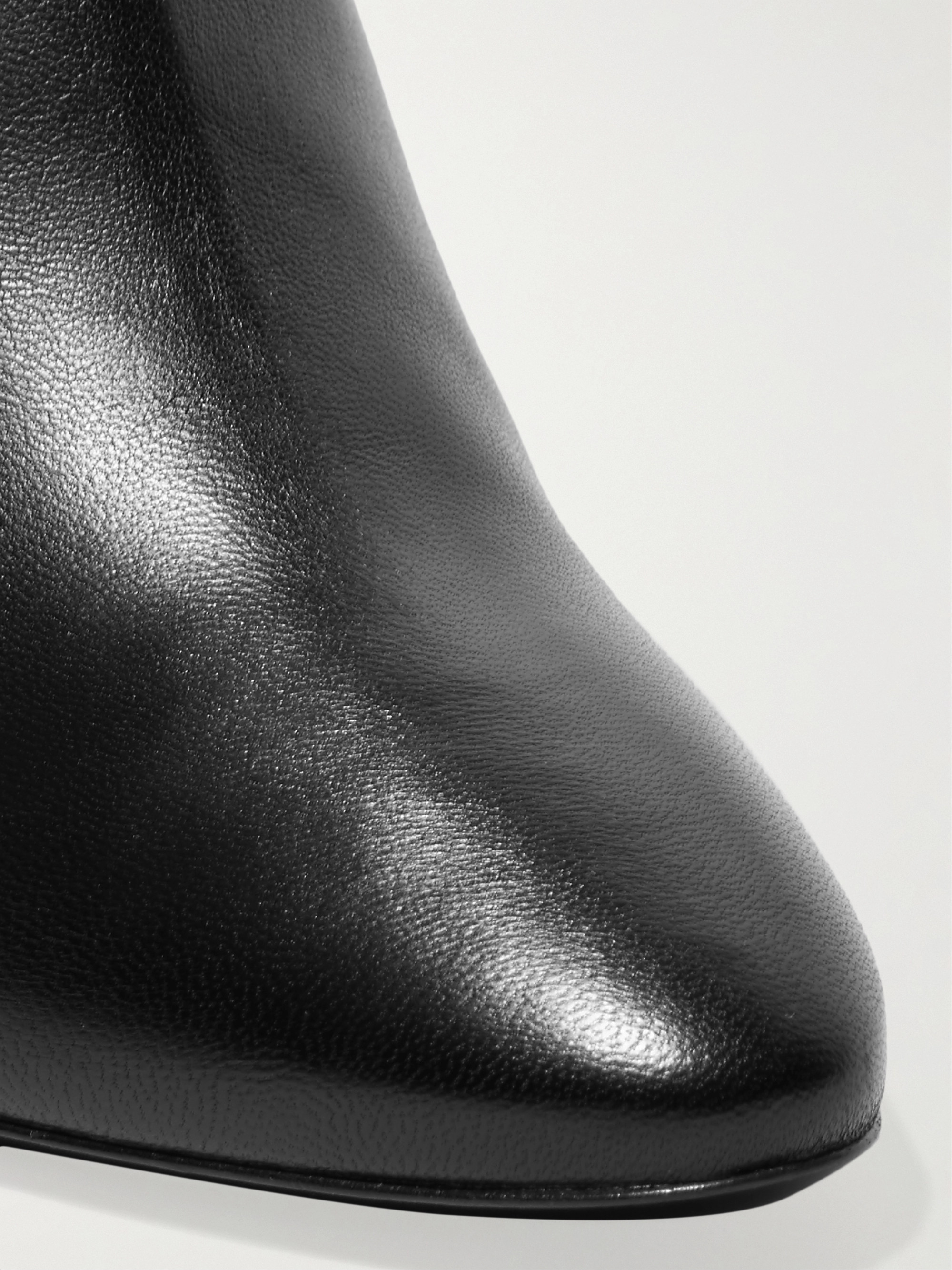 Saint Laurent Lou leather ankle boots