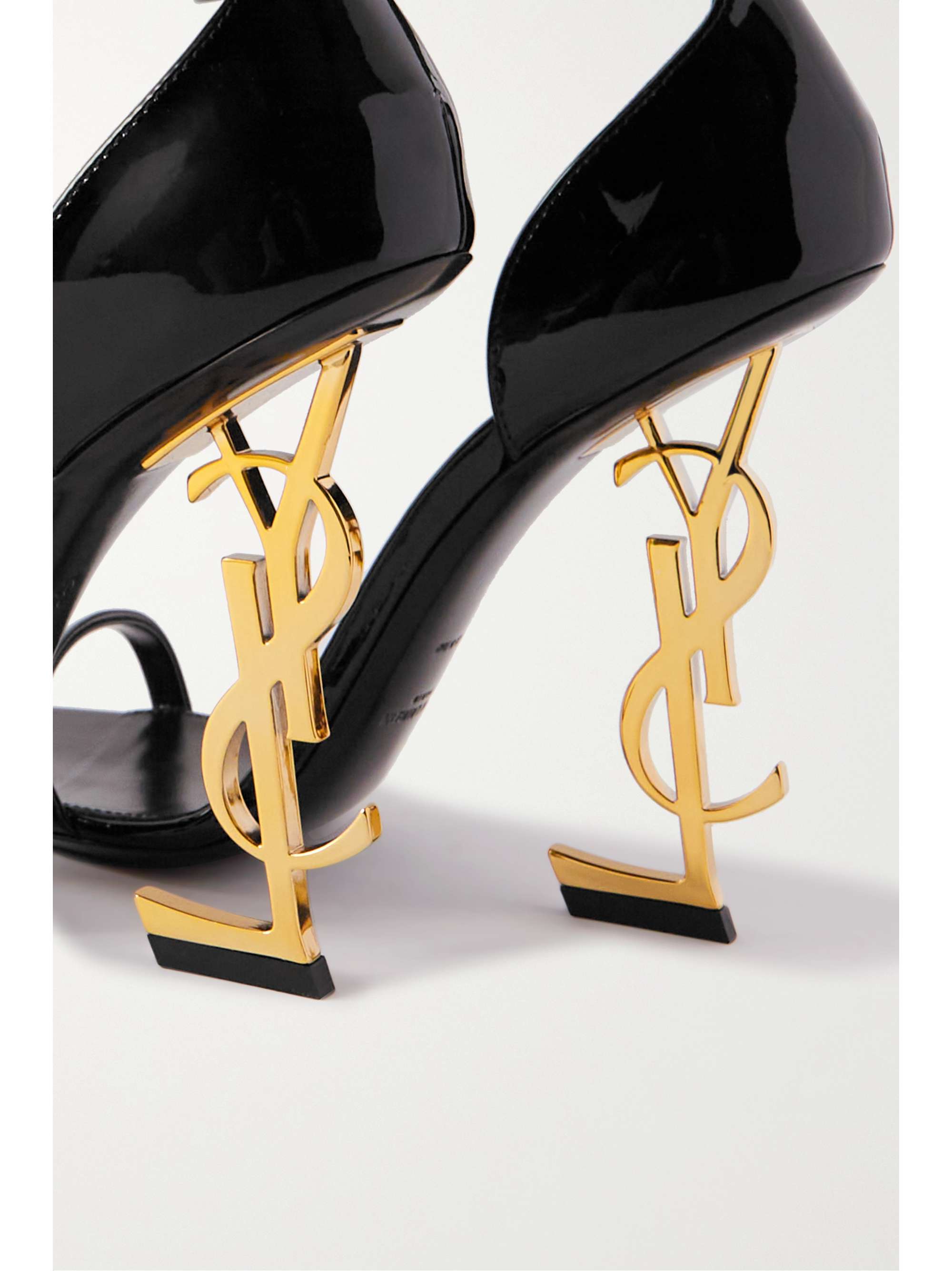 Saint Laurent - Opyum Patent-leather and PVC Pumps - Black - IT40 - Net A Porter