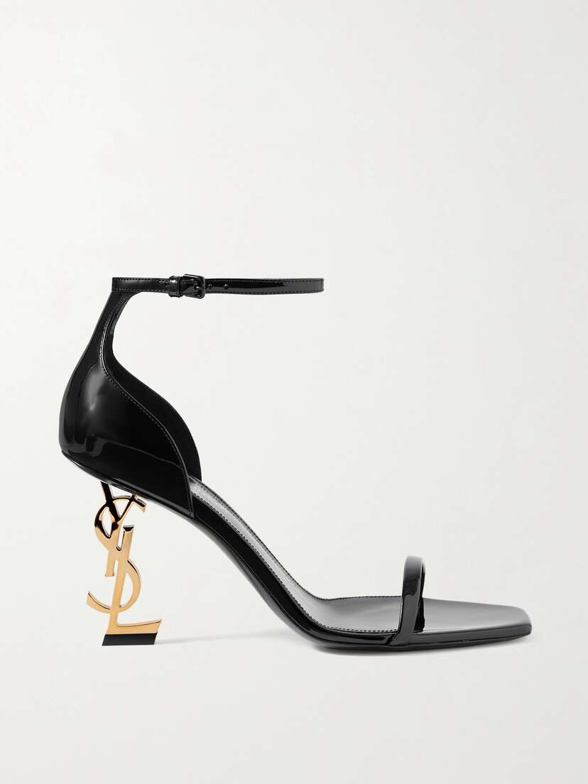 Saint Laurent Opyum 85 Patent-leather Sandals