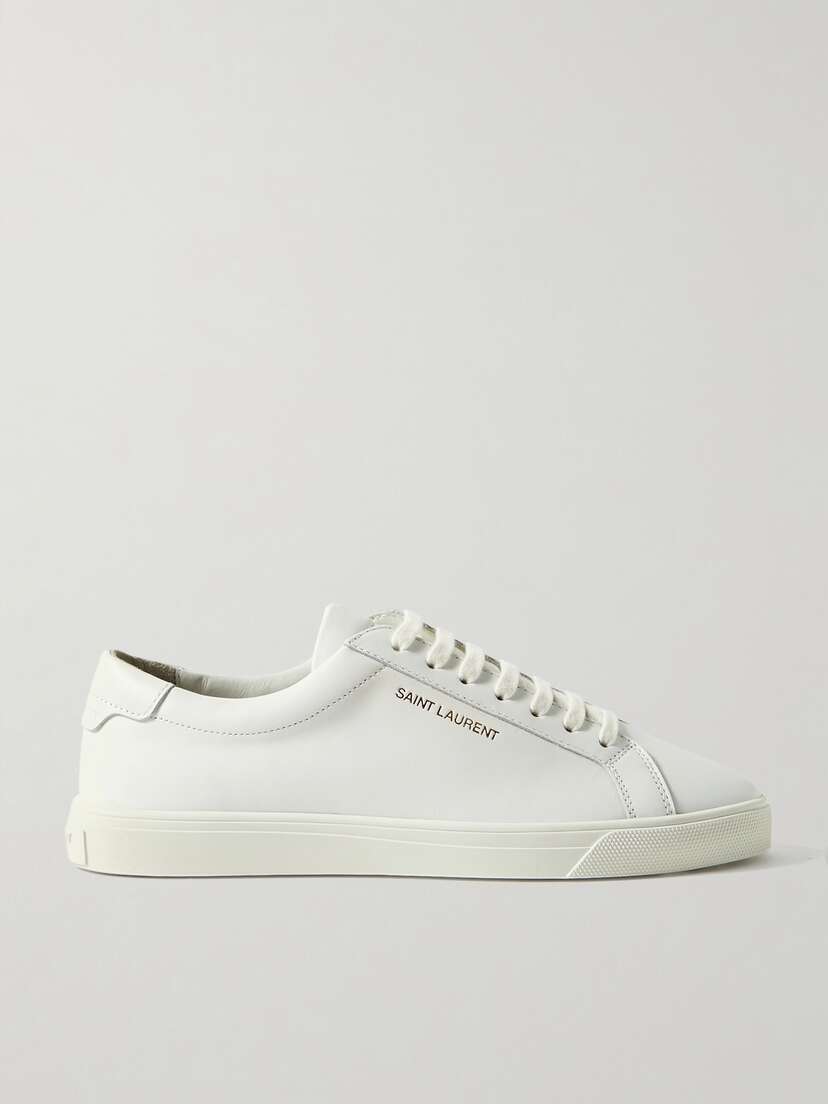 Saint Laurent Andy Logo-print Leather Sneakers