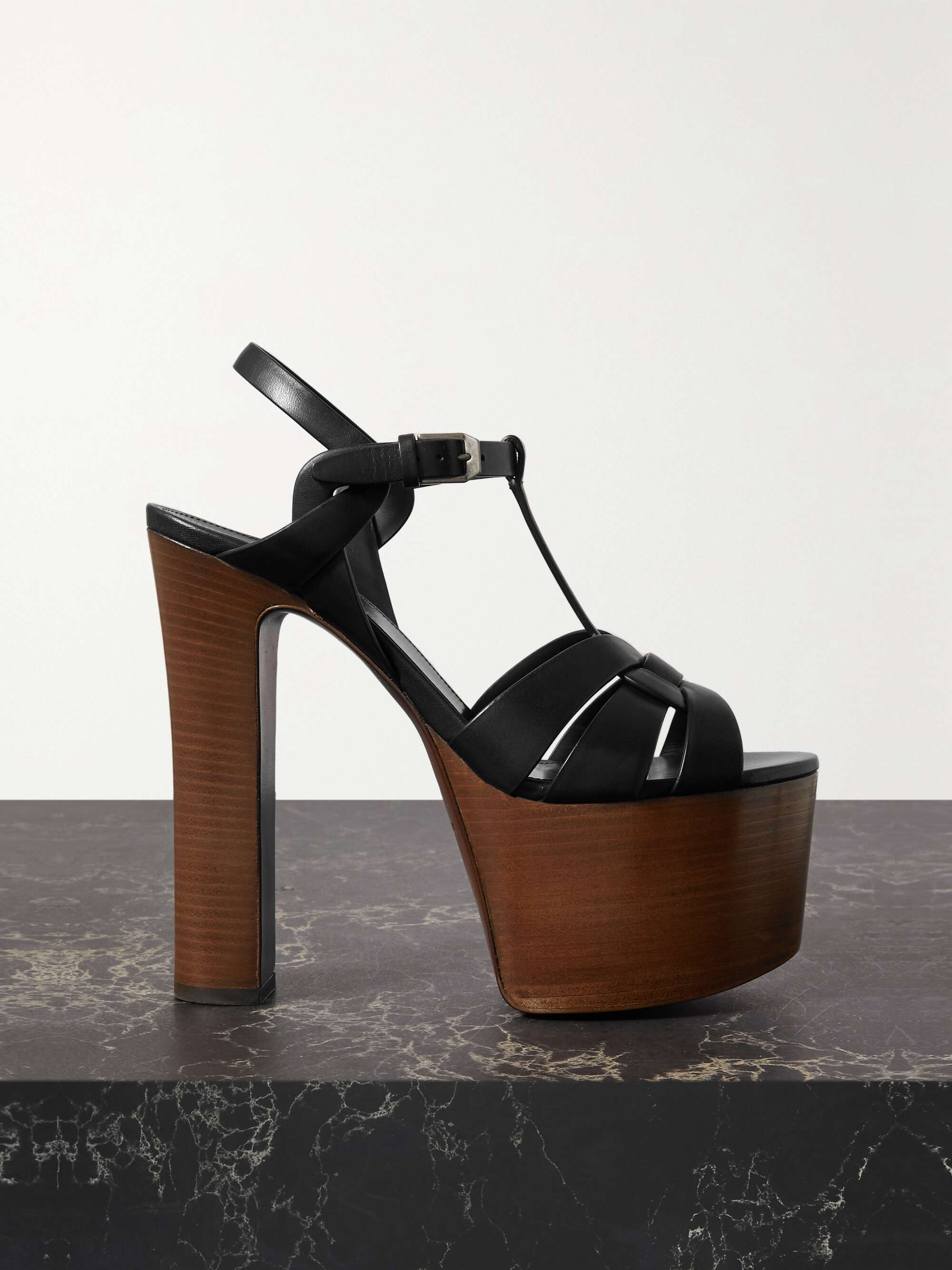 Ysl tribute platform sandals cheap