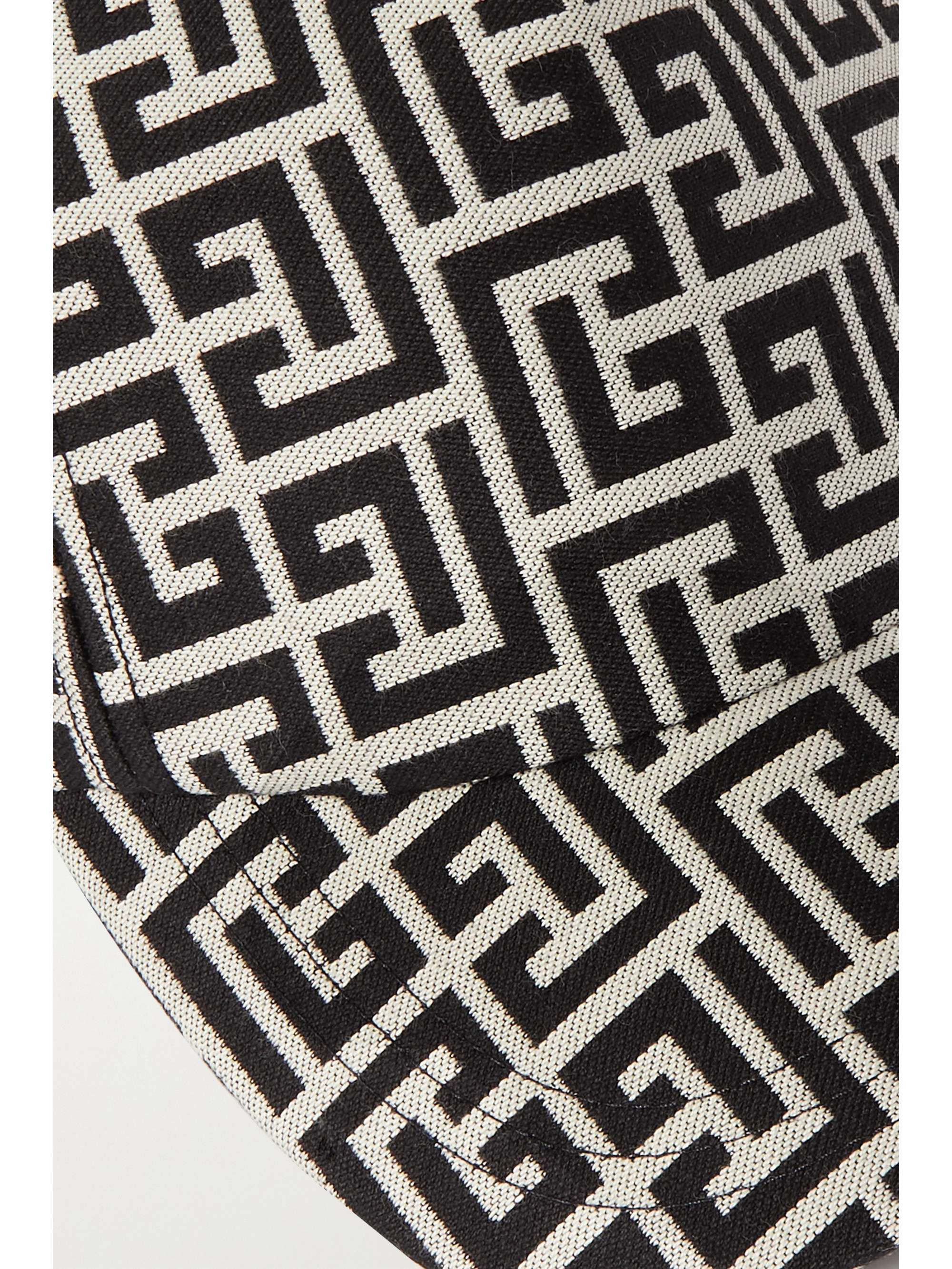 BALMAIN Cottonjacquard baseball cap NETAPORTER