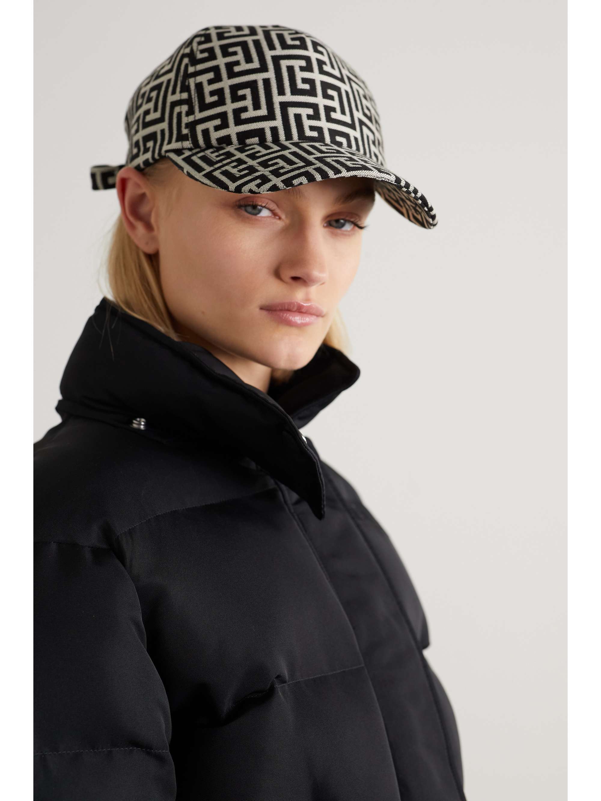 BALMAIN Cottonjacquard baseball cap NETAPORTER