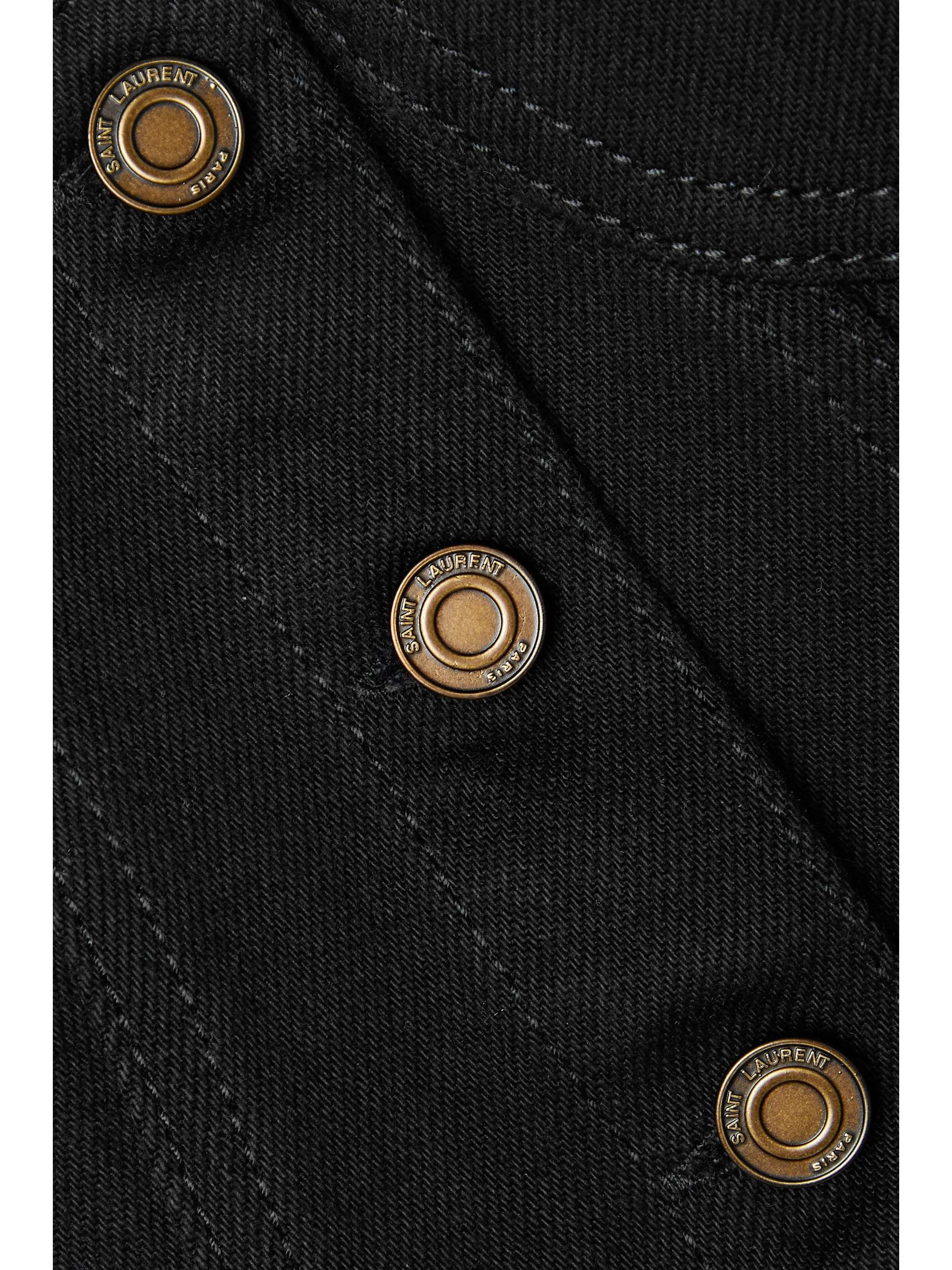 SAINT LAURENT Denim mini dress