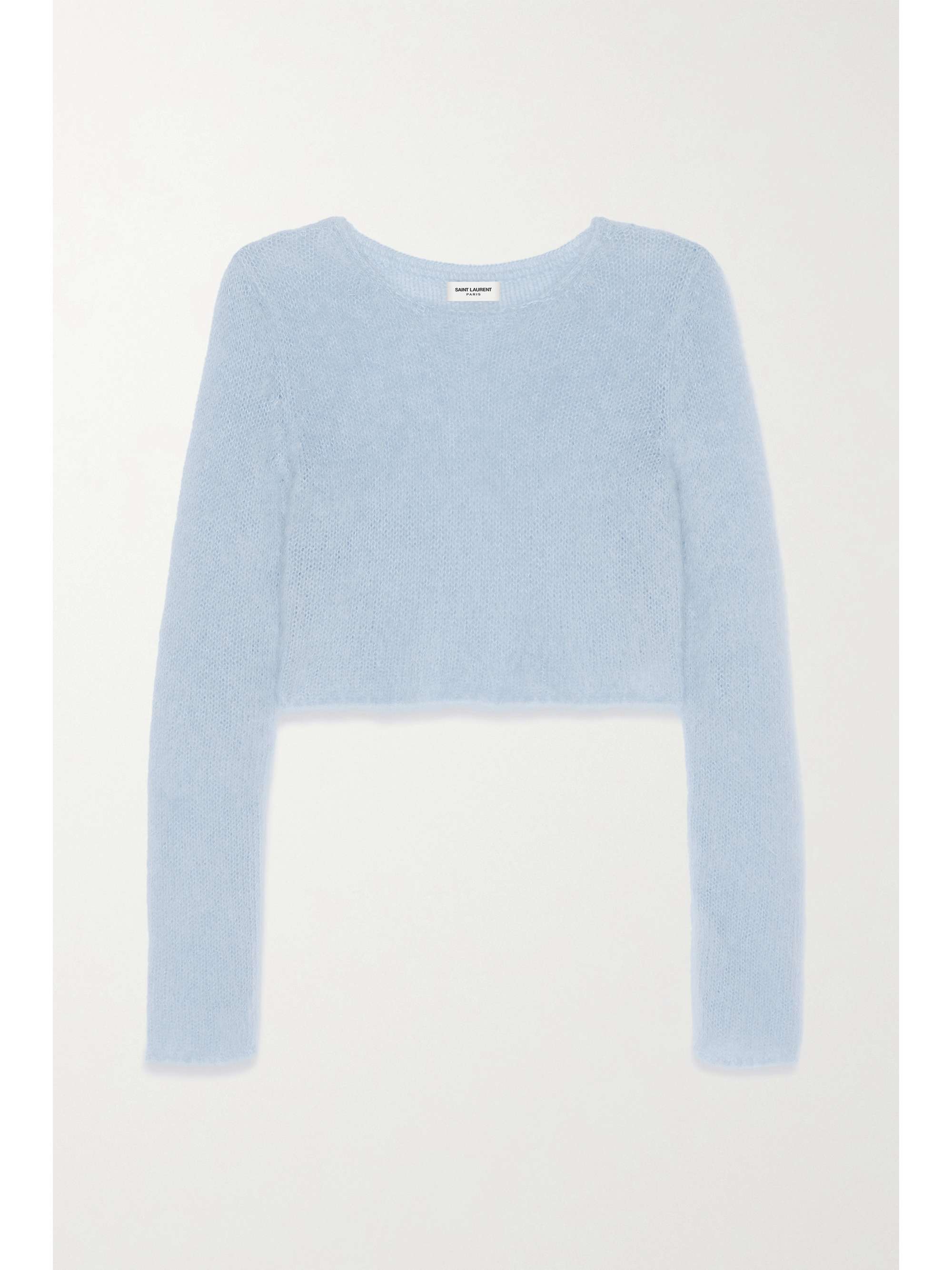 Saint Laurent - Mohair-Blend Sweater - Blue - M - Net A Porter