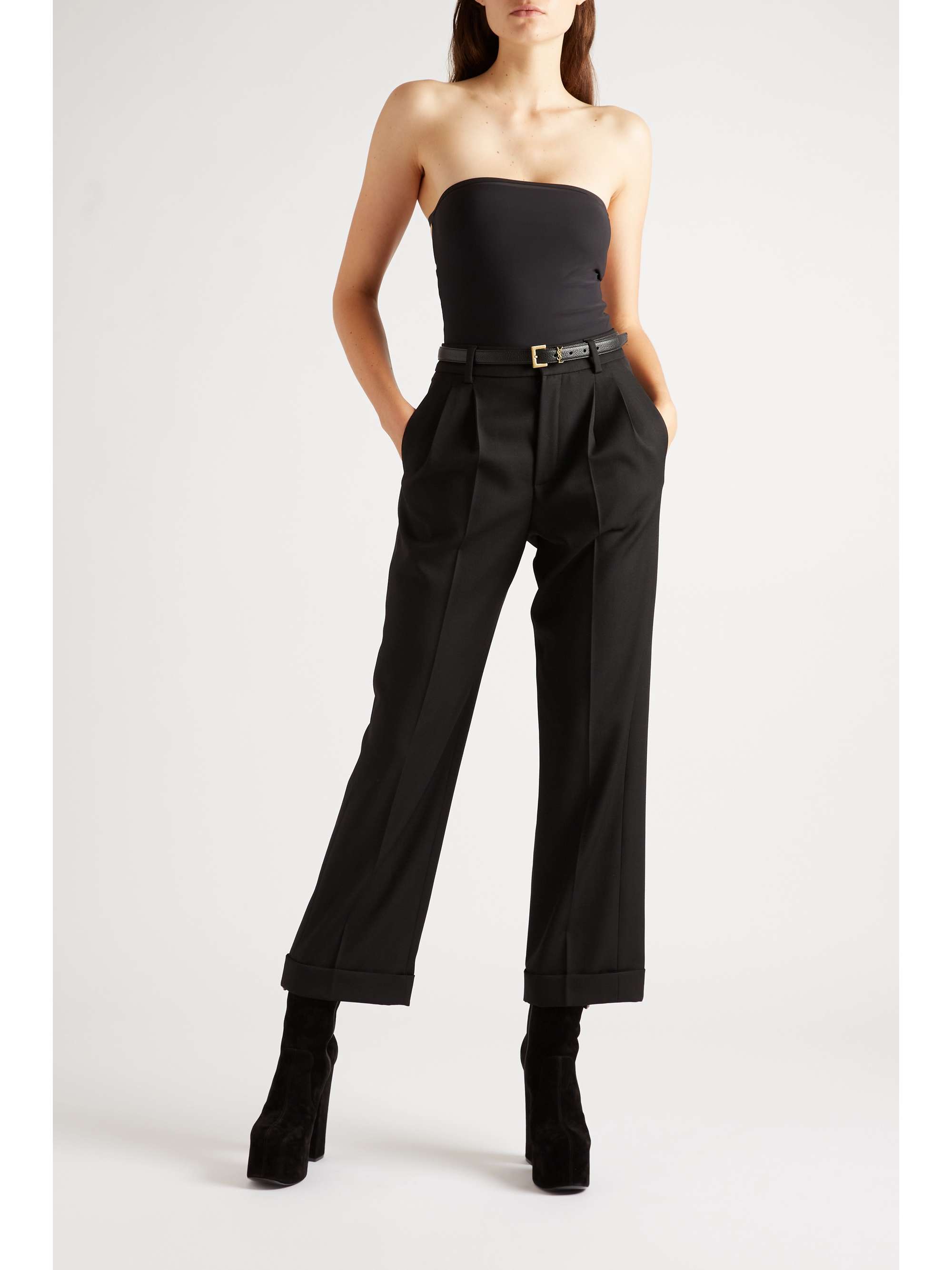 Wool straight-leg pants | SAINT LAURENT 